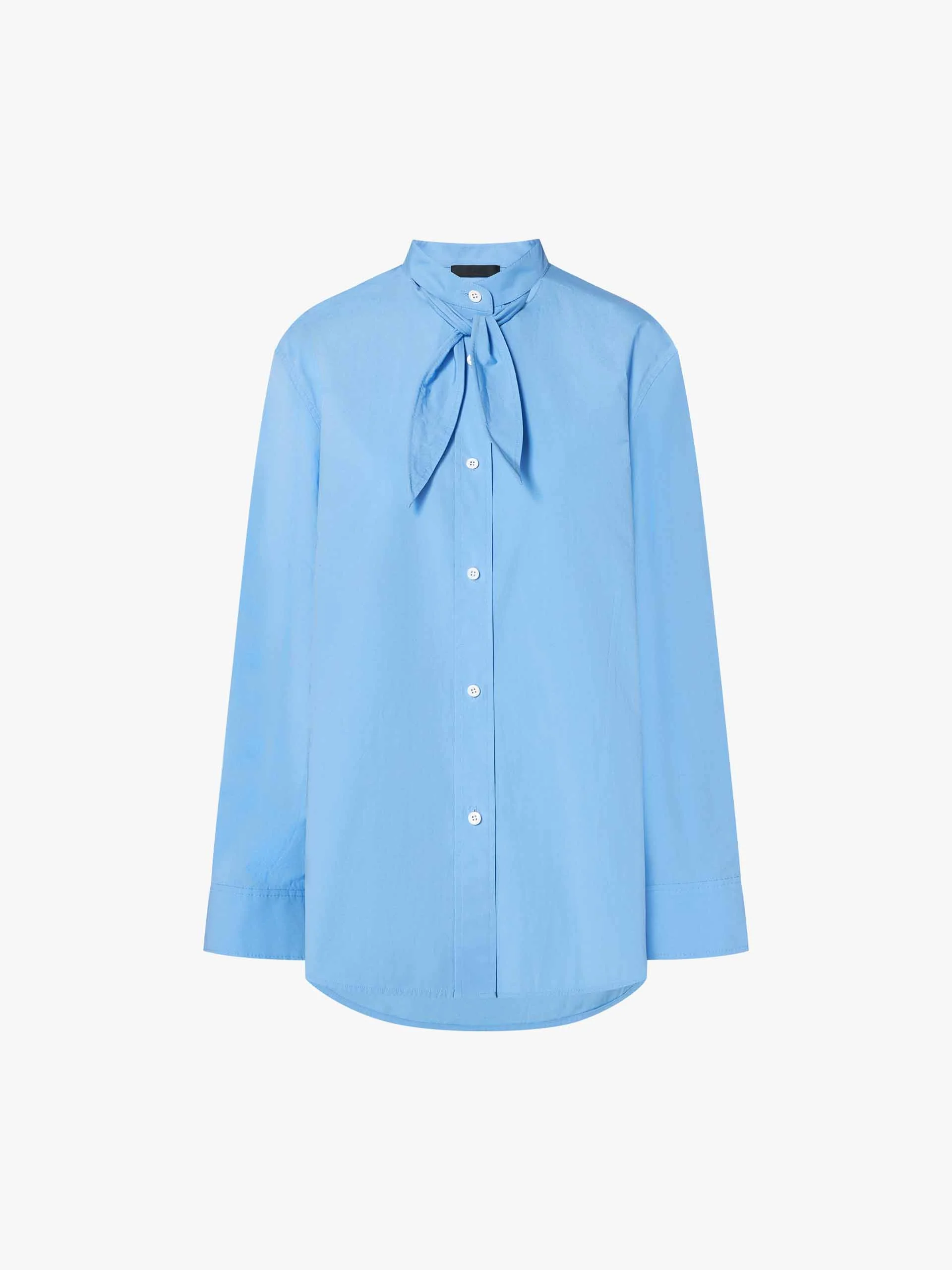 Cotton Stand Collar Shirt - Image 5