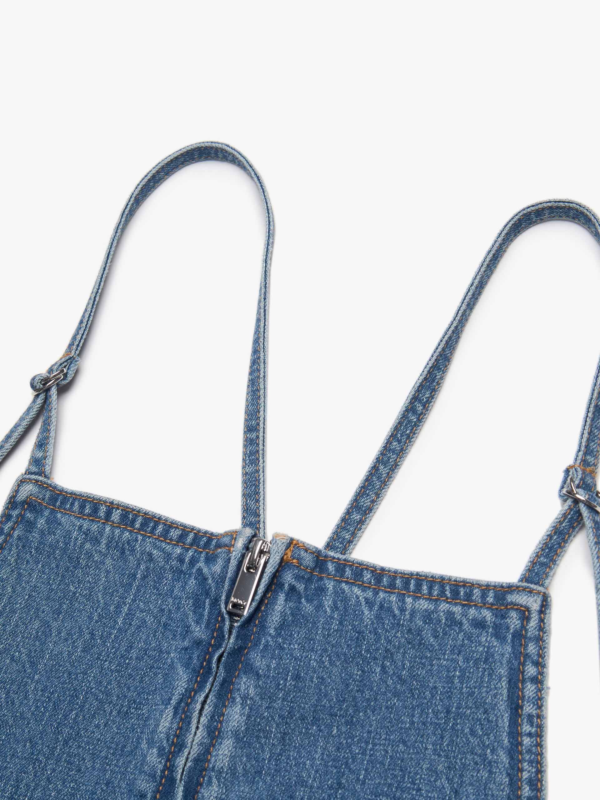 Cotton Tank Straight Jumpsuit - Image 8