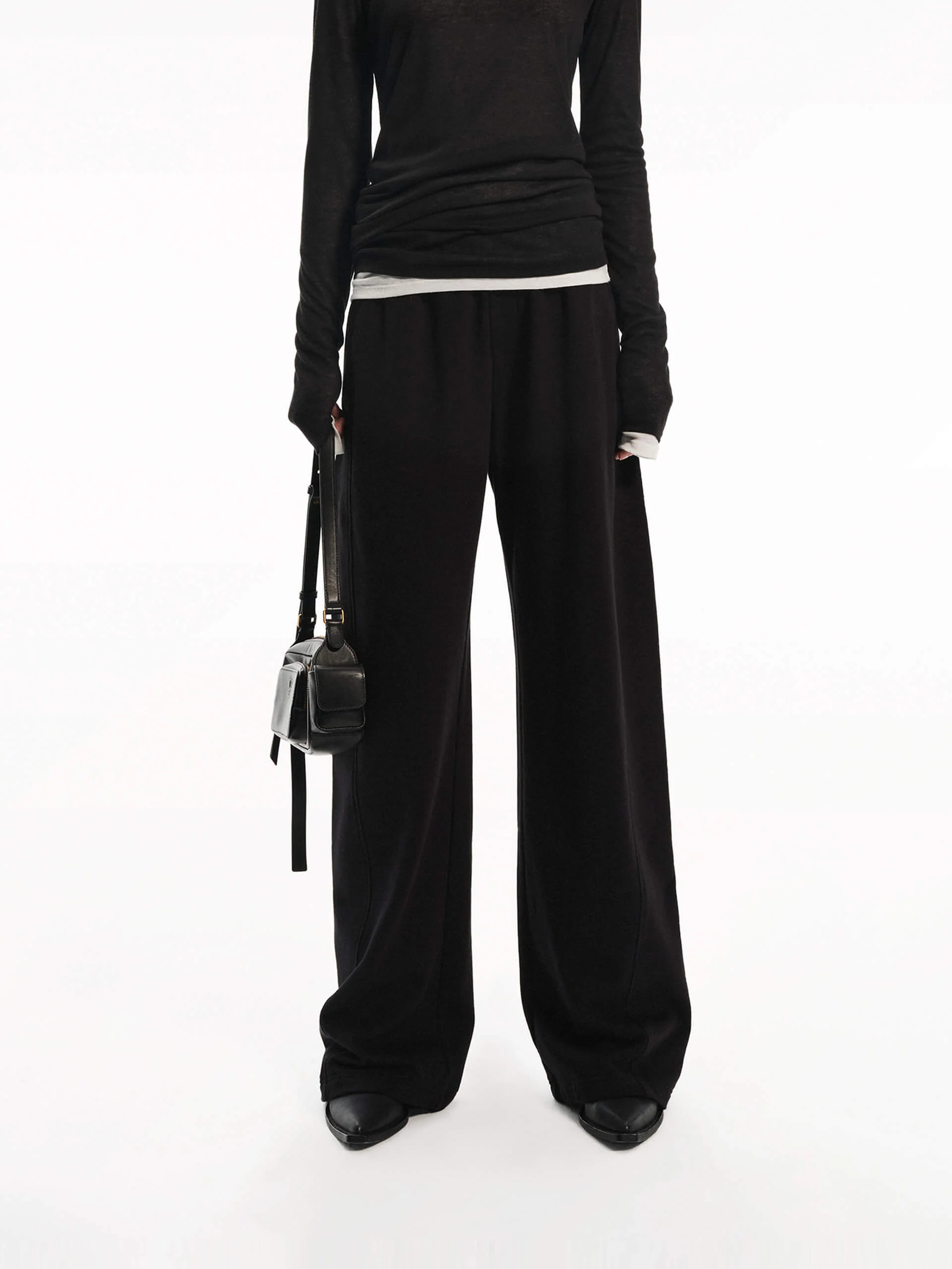 Cotton Wide Leg Pants