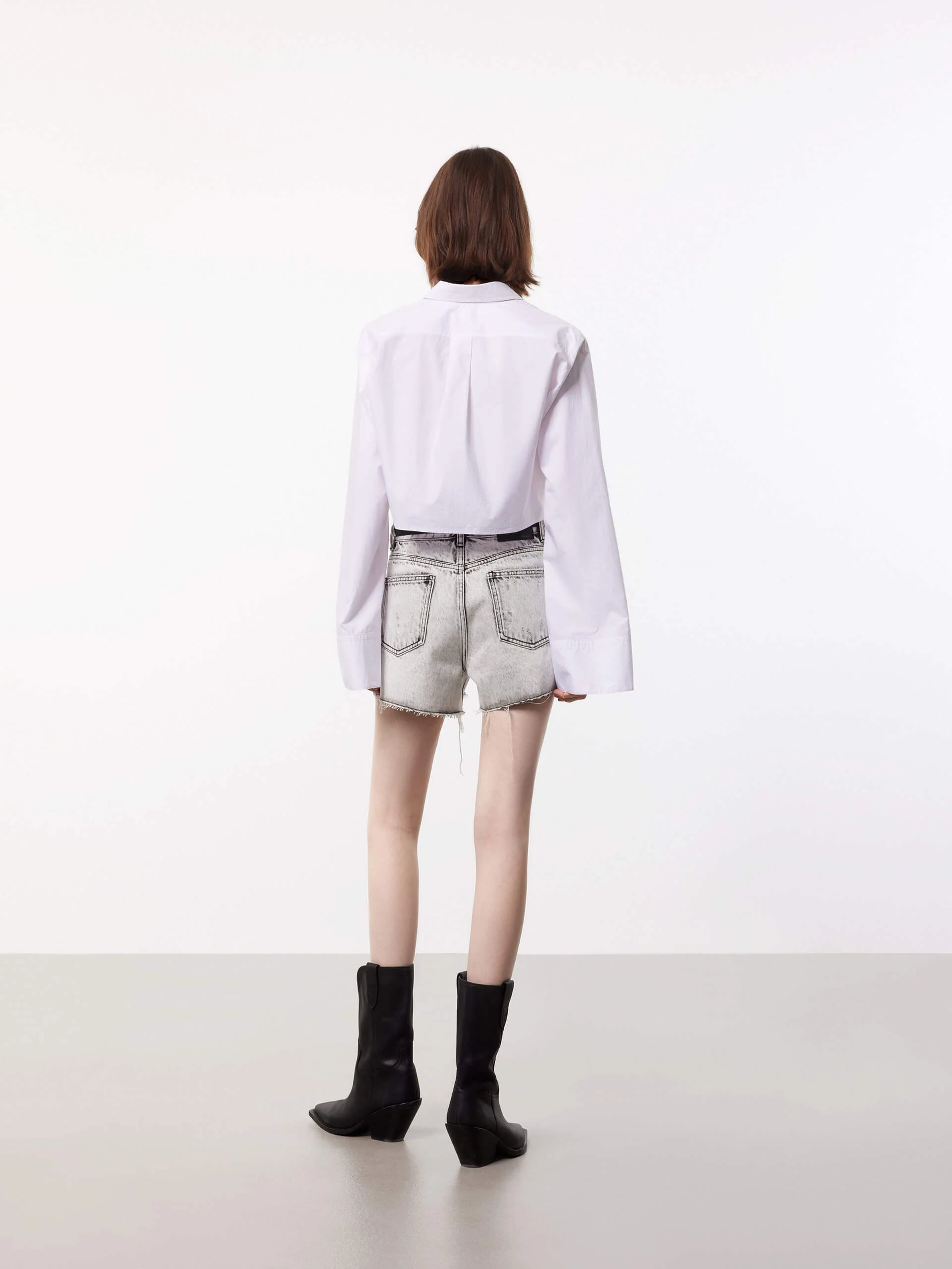Cotton Wrap Cropped Top - Image 23