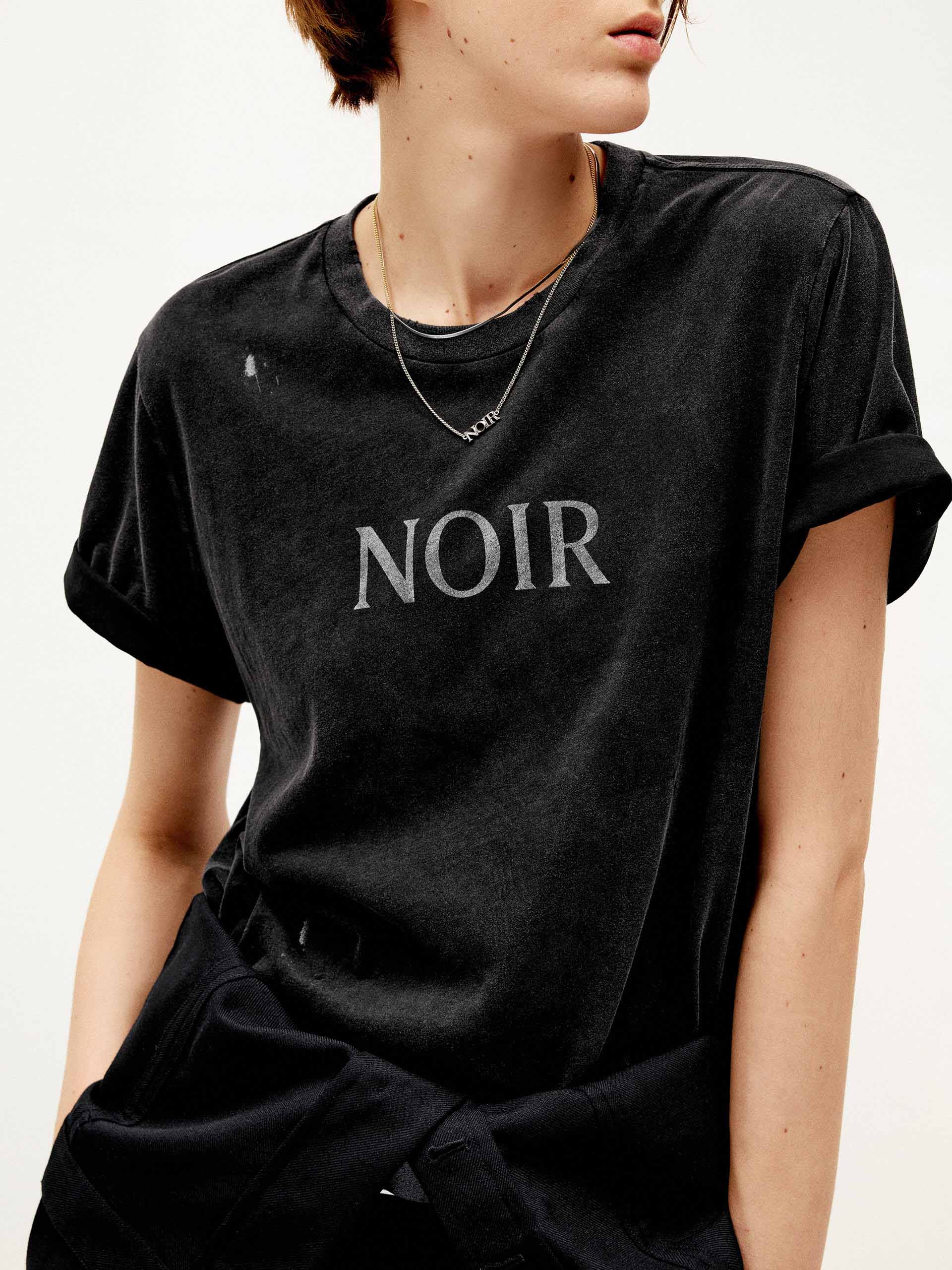 Crew Neck Splatter T-shirt - Image 16