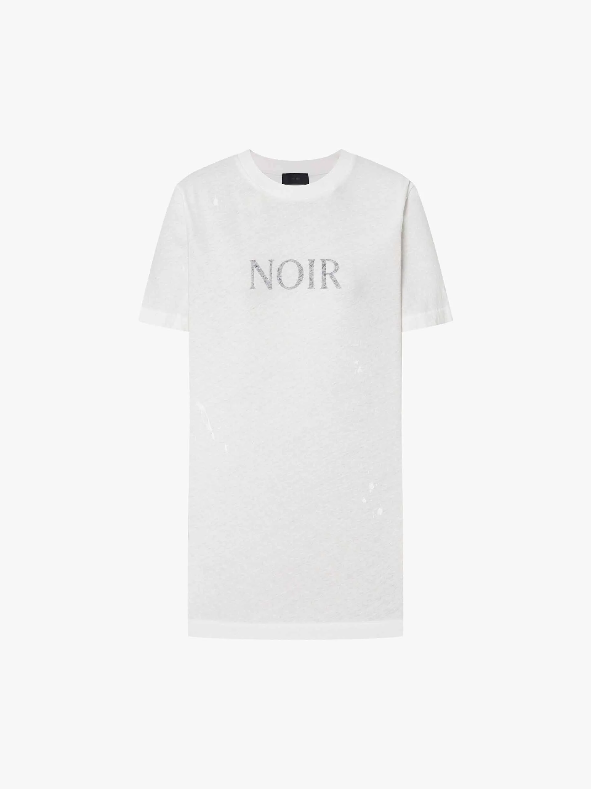 Crew Neck Splatter T-shirt - Image 5