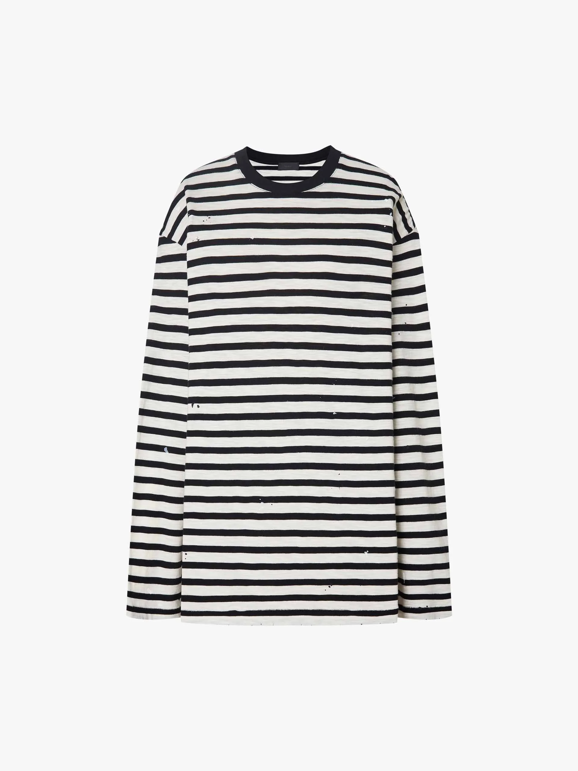 Crew Neck Stripe T-shirt - Image 5