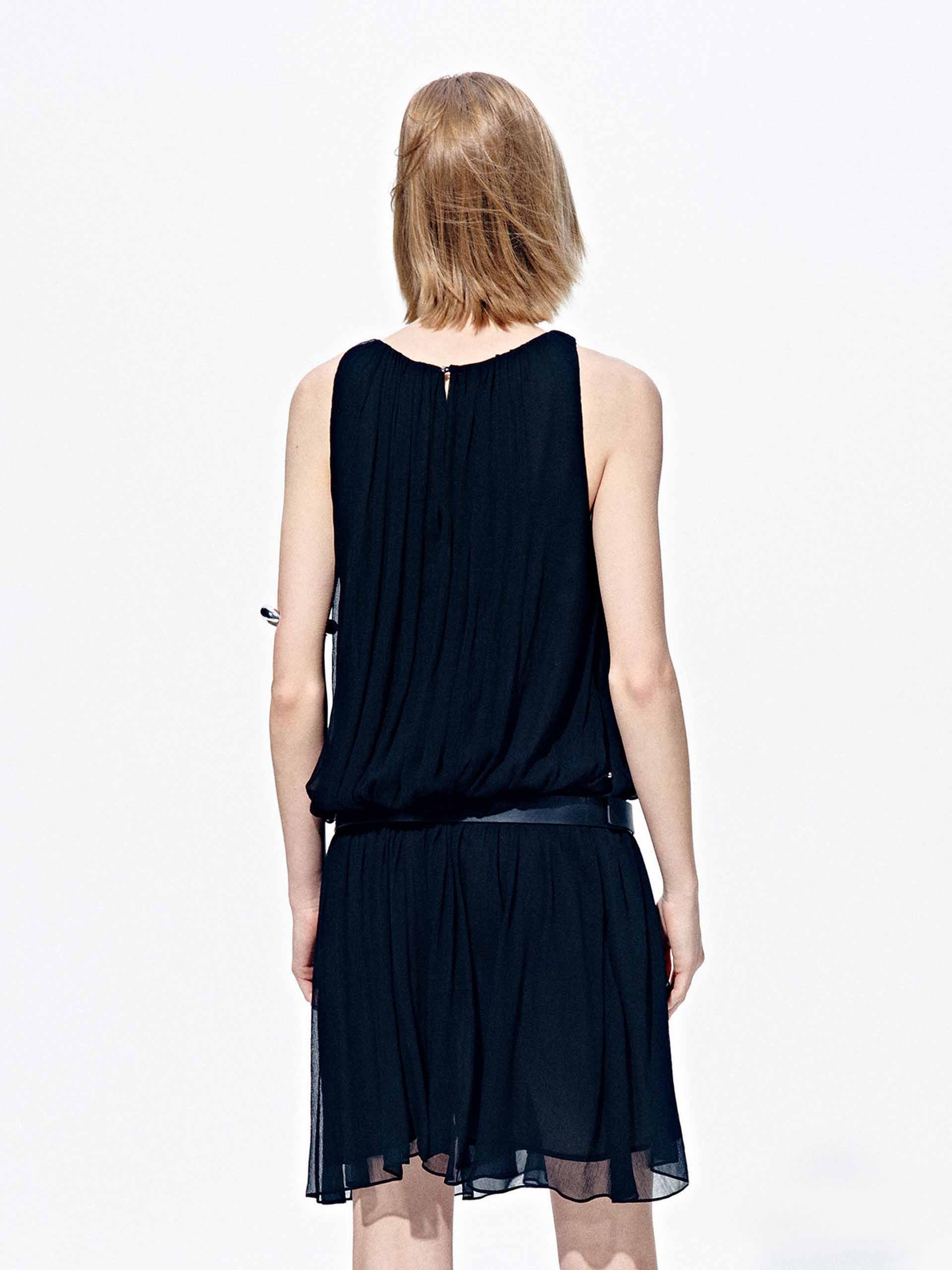 Crinkle Textured Mini Dress - Image 3