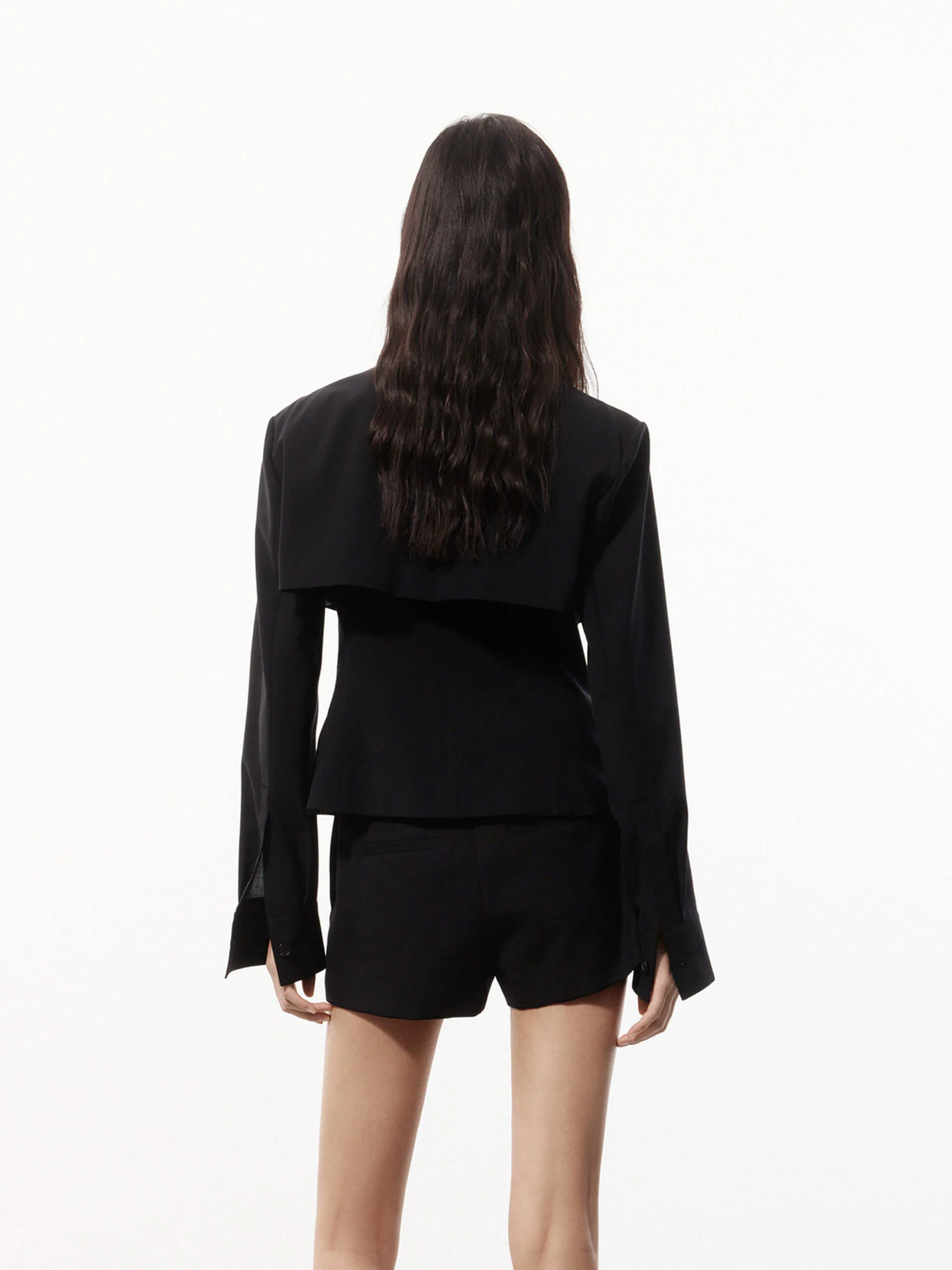 Cropped Blazer with Tailored Tank - Image 3