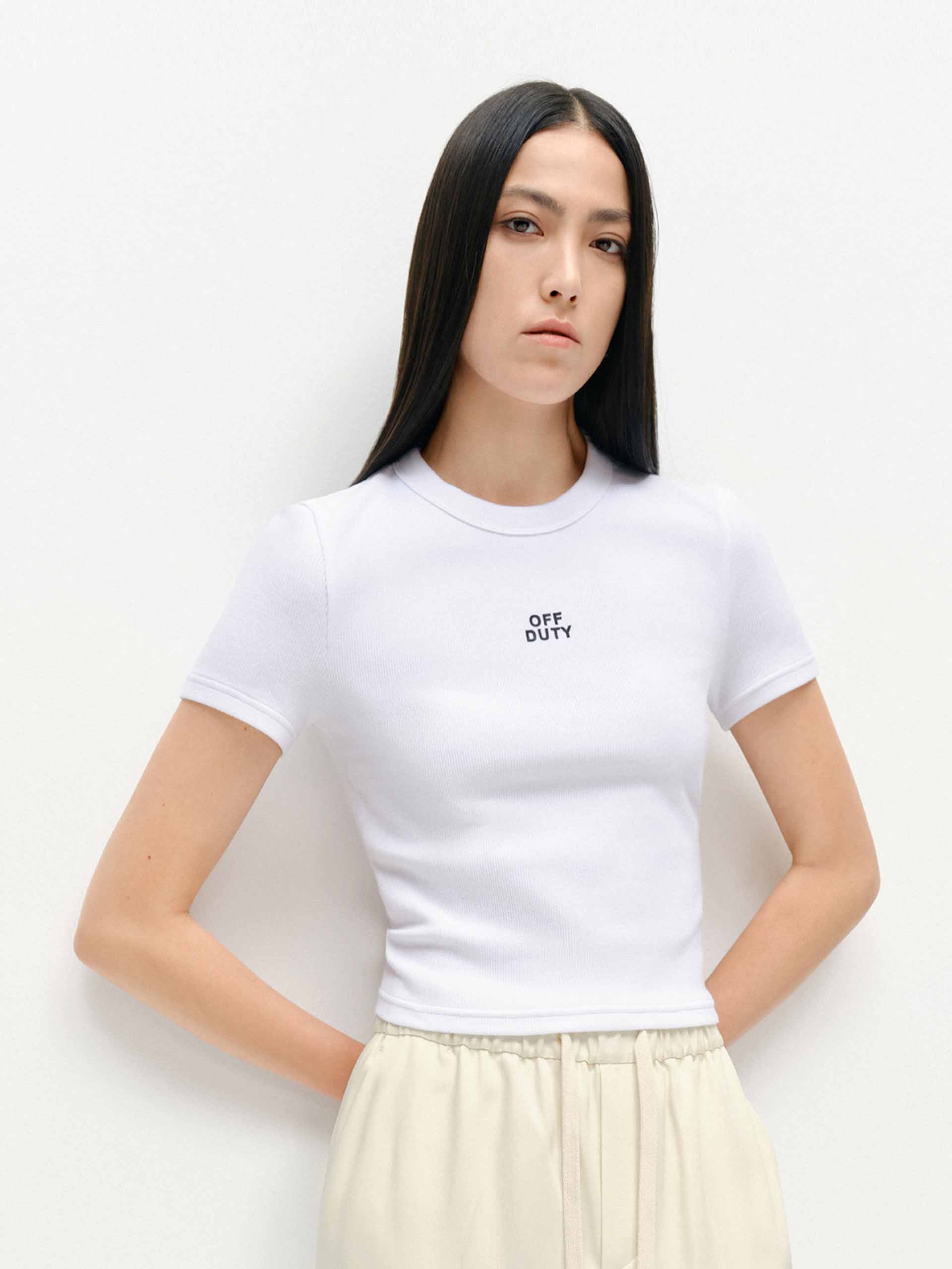 Cropped Cotton T-shirts