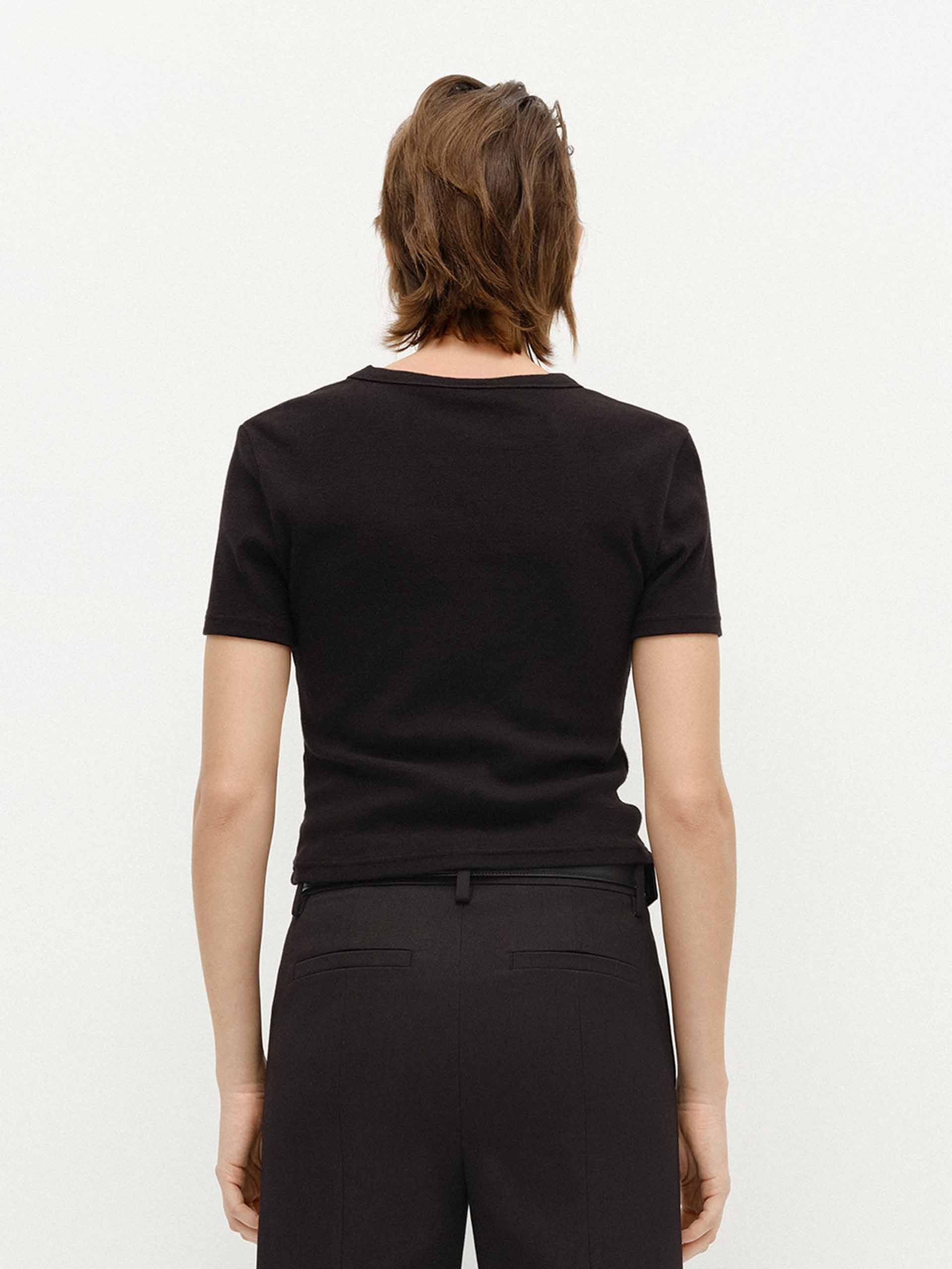 Cropped Cotton T-shirts - Image 11