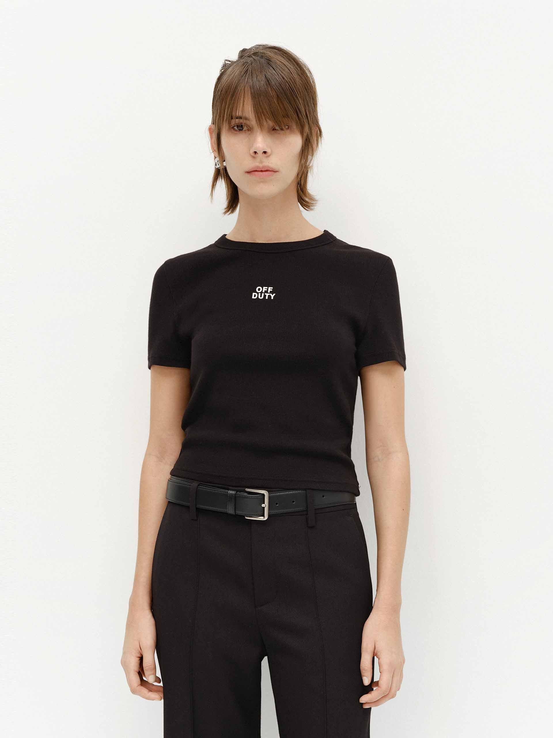 Cropped Cotton T-shirts - Image 15