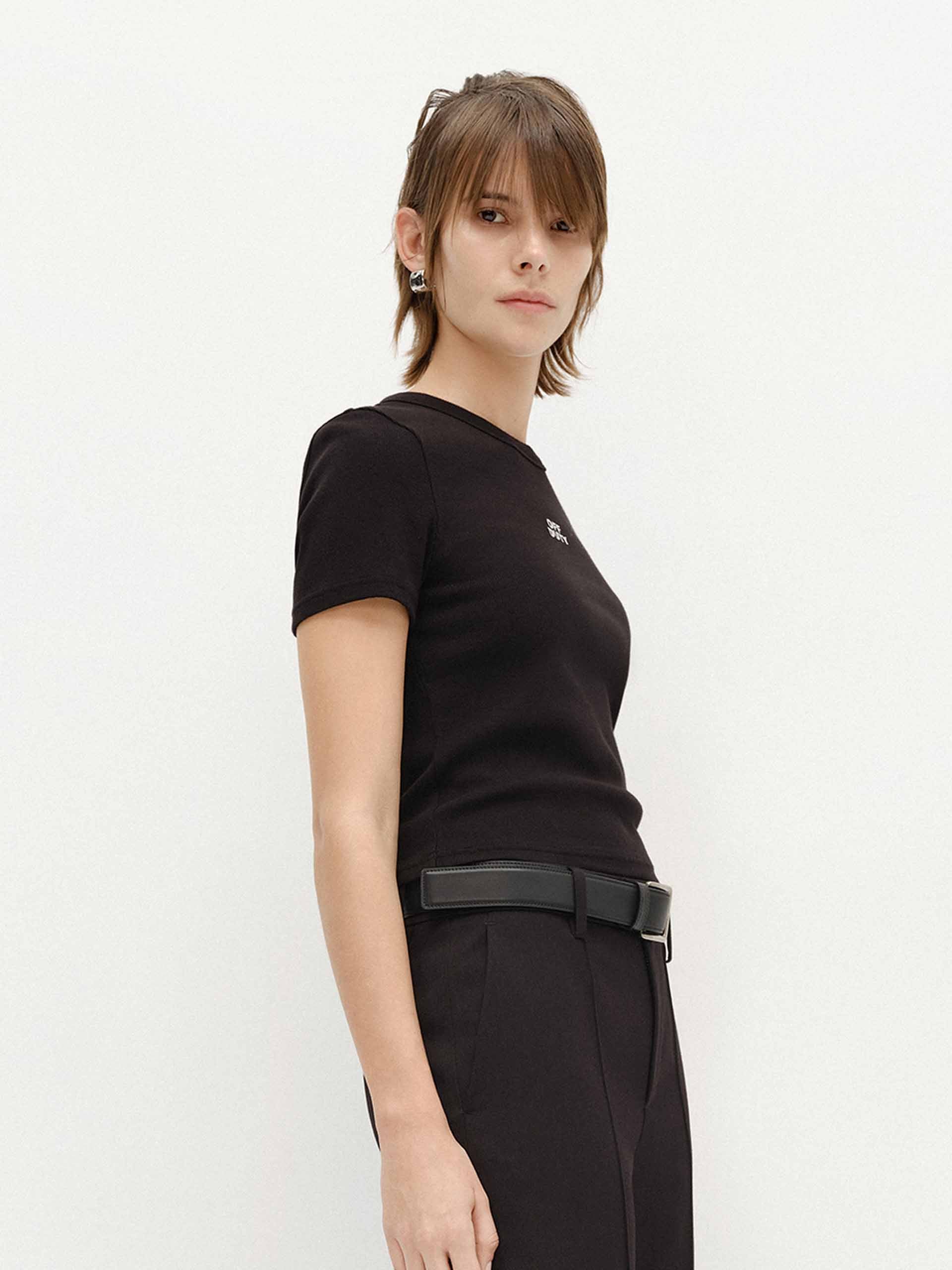 Cropped Cotton T-shirts - Image 16