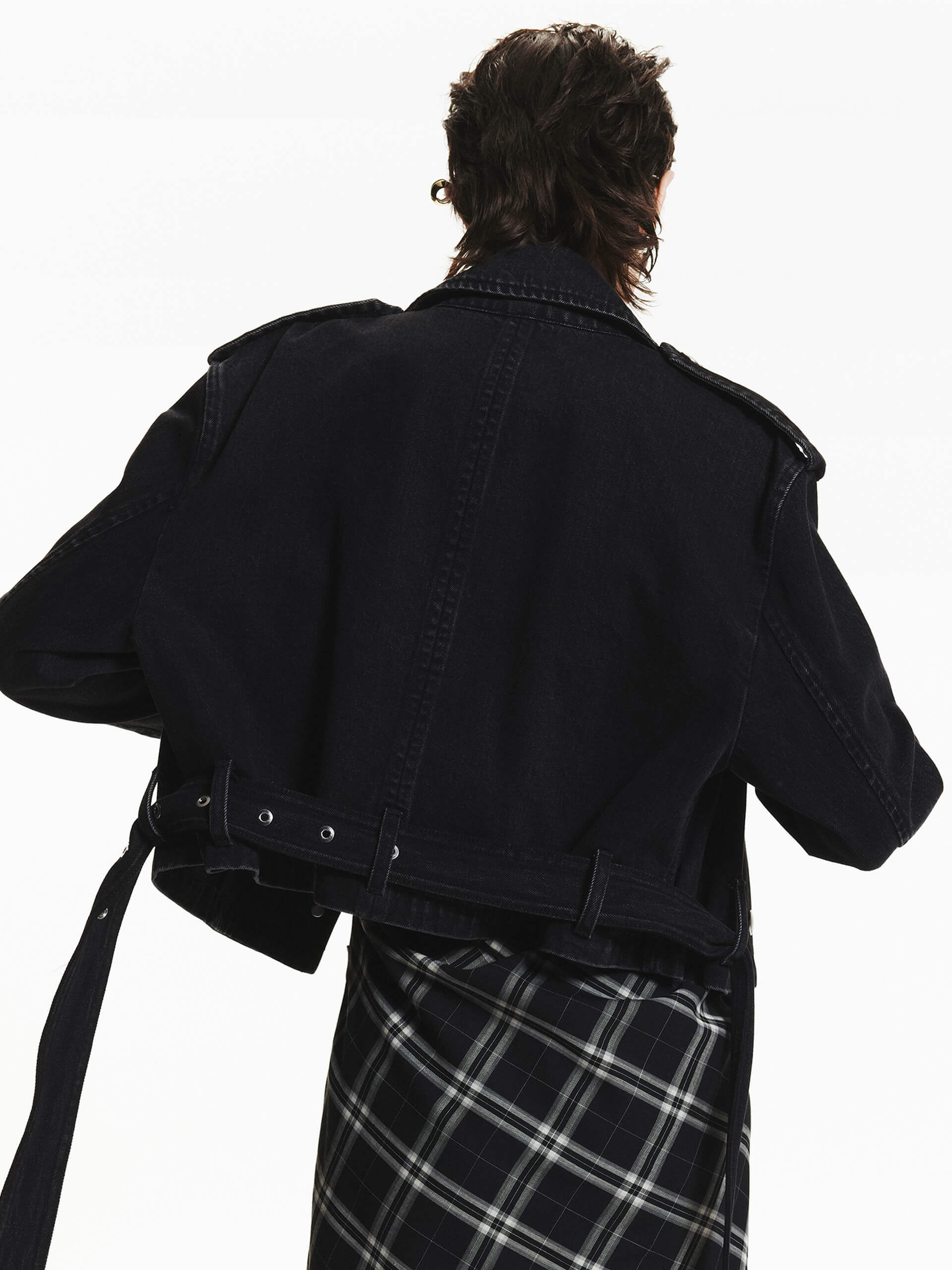 Cropped Fit Vintage Jacket - Image 3
