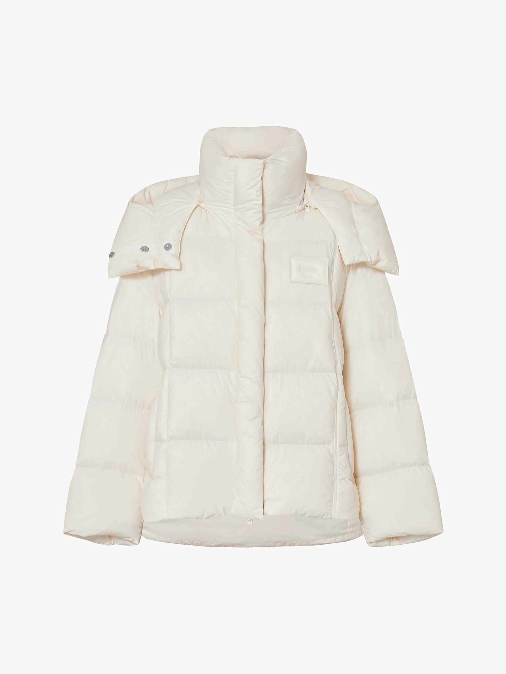 Cropped Hooded Puffer Jacket - Image 13