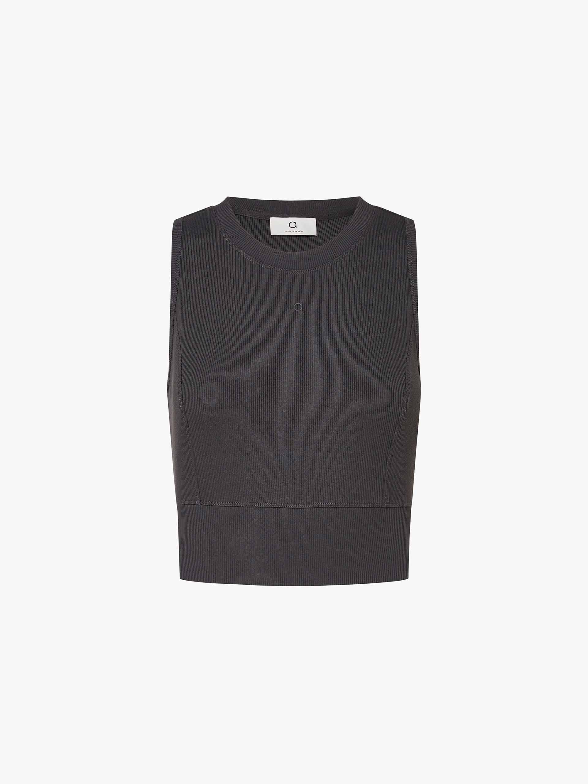 Cropped Knitted Tank Top - Image 13