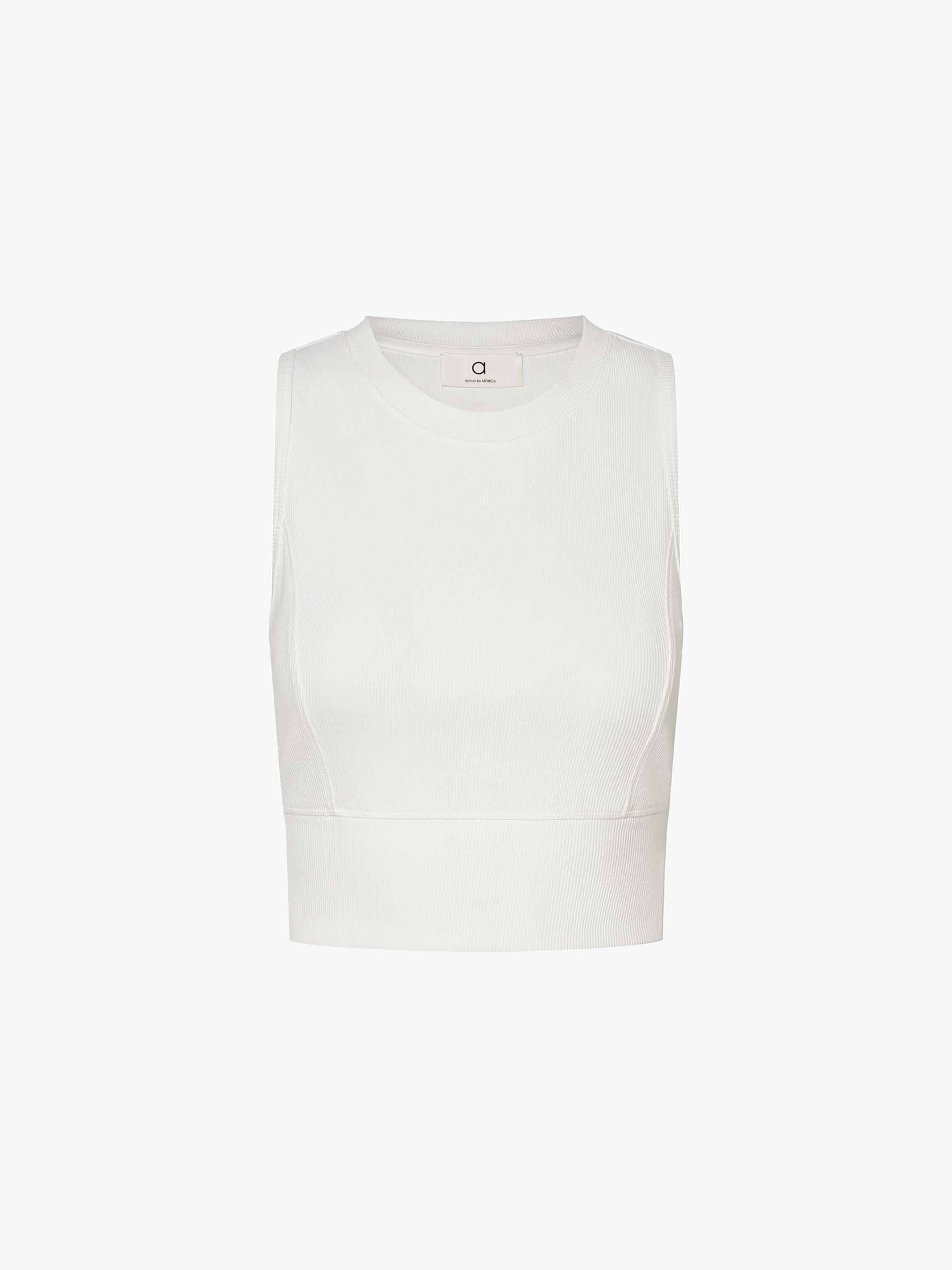 Cropped Knitted Tank Top - Image 5