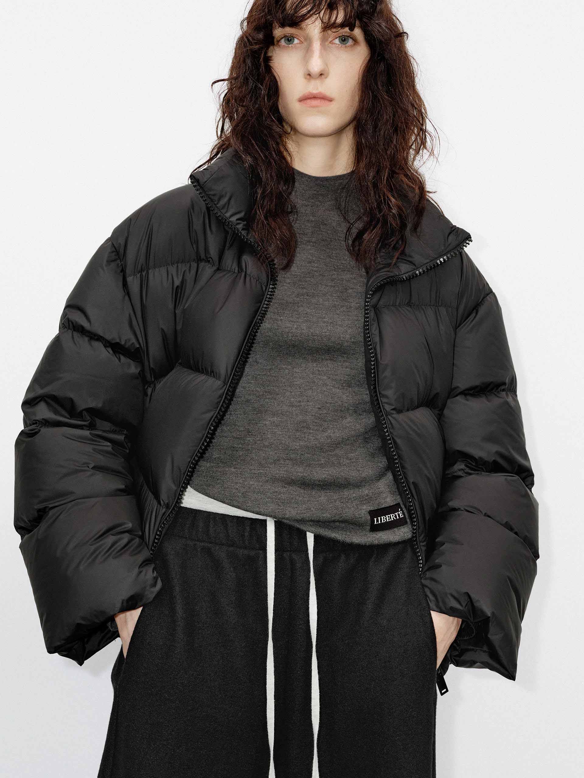 Cropped Padded Jacket - Image 16