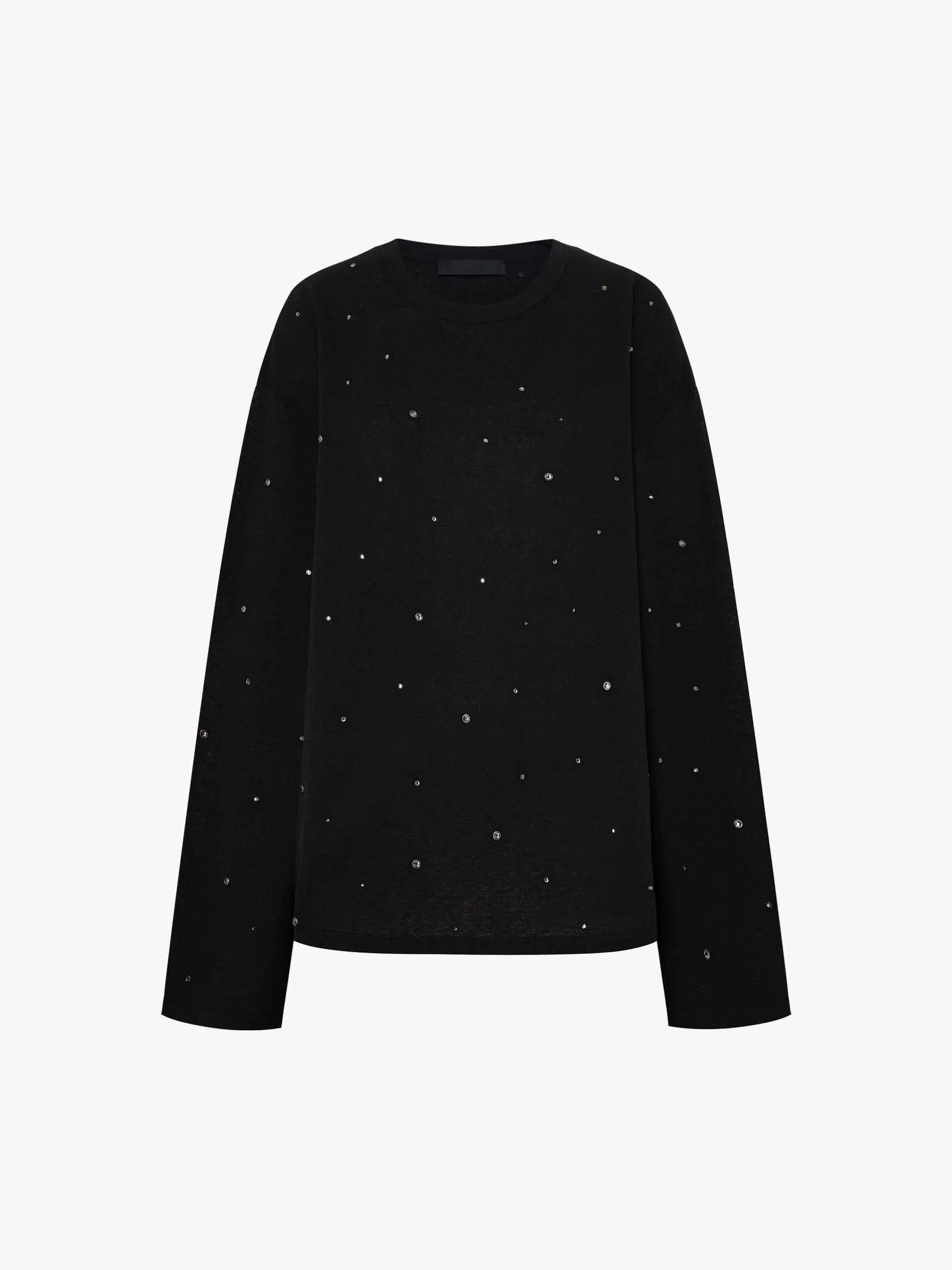 Crystal Detail Knitted Sweater - Image 13
