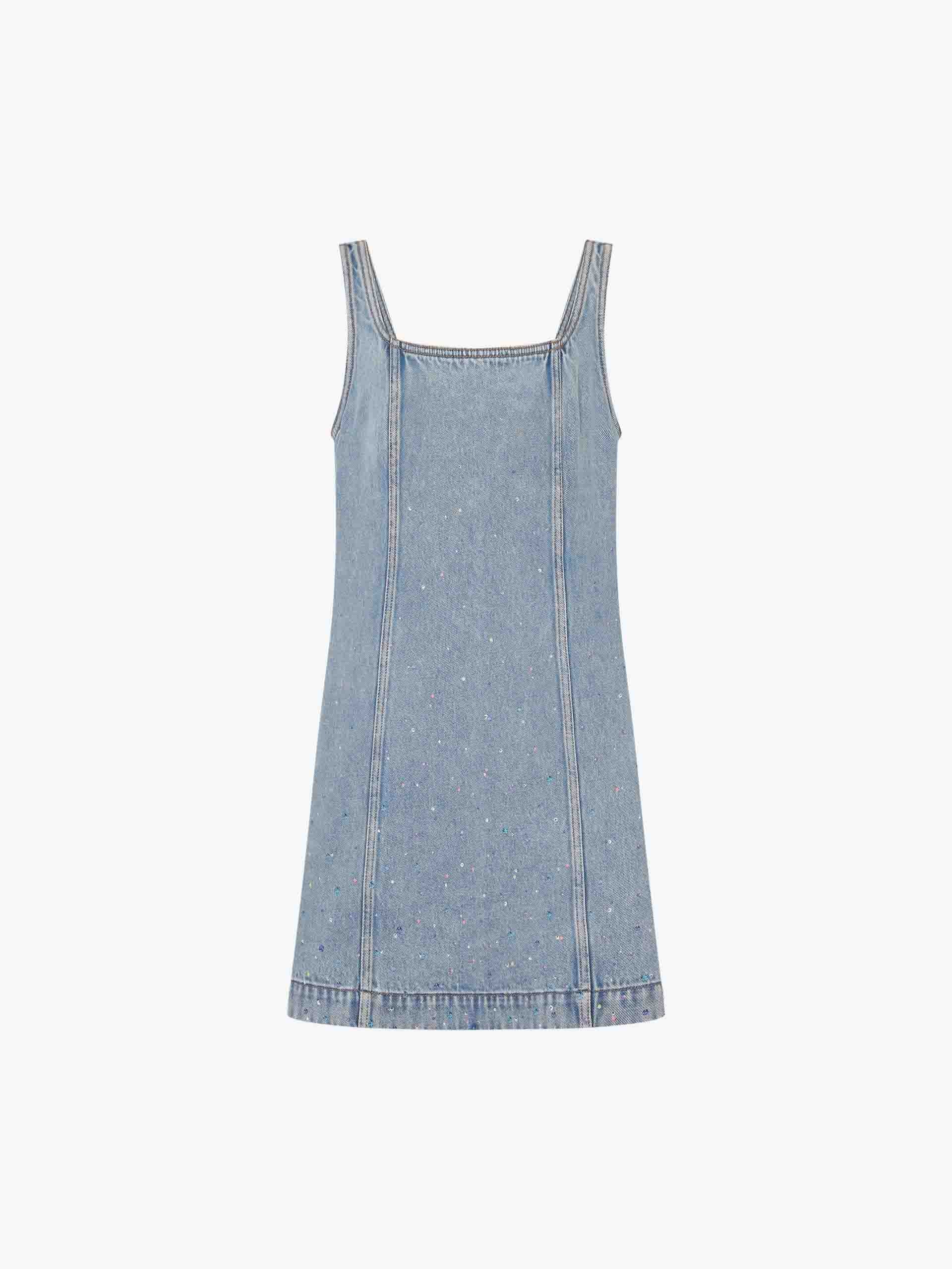 Crystal Detail Sleeveless Dress - Image 5