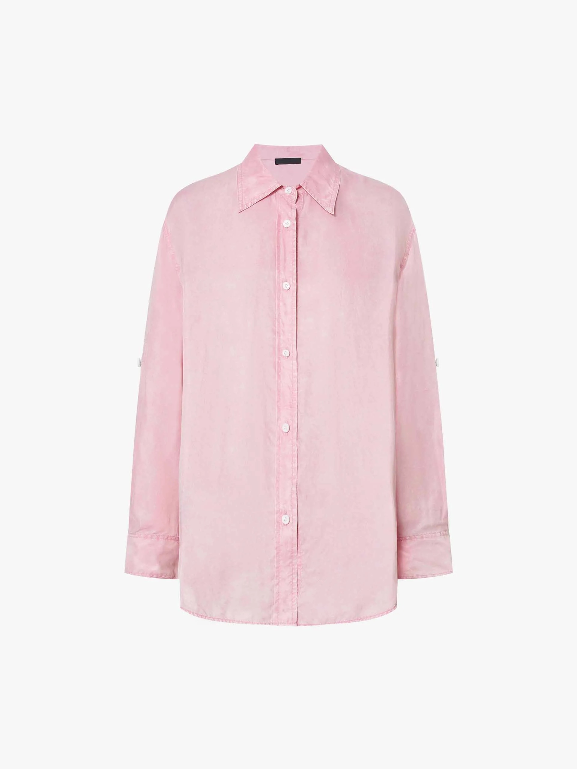 Cupro Blend Button Shirt - Image 5