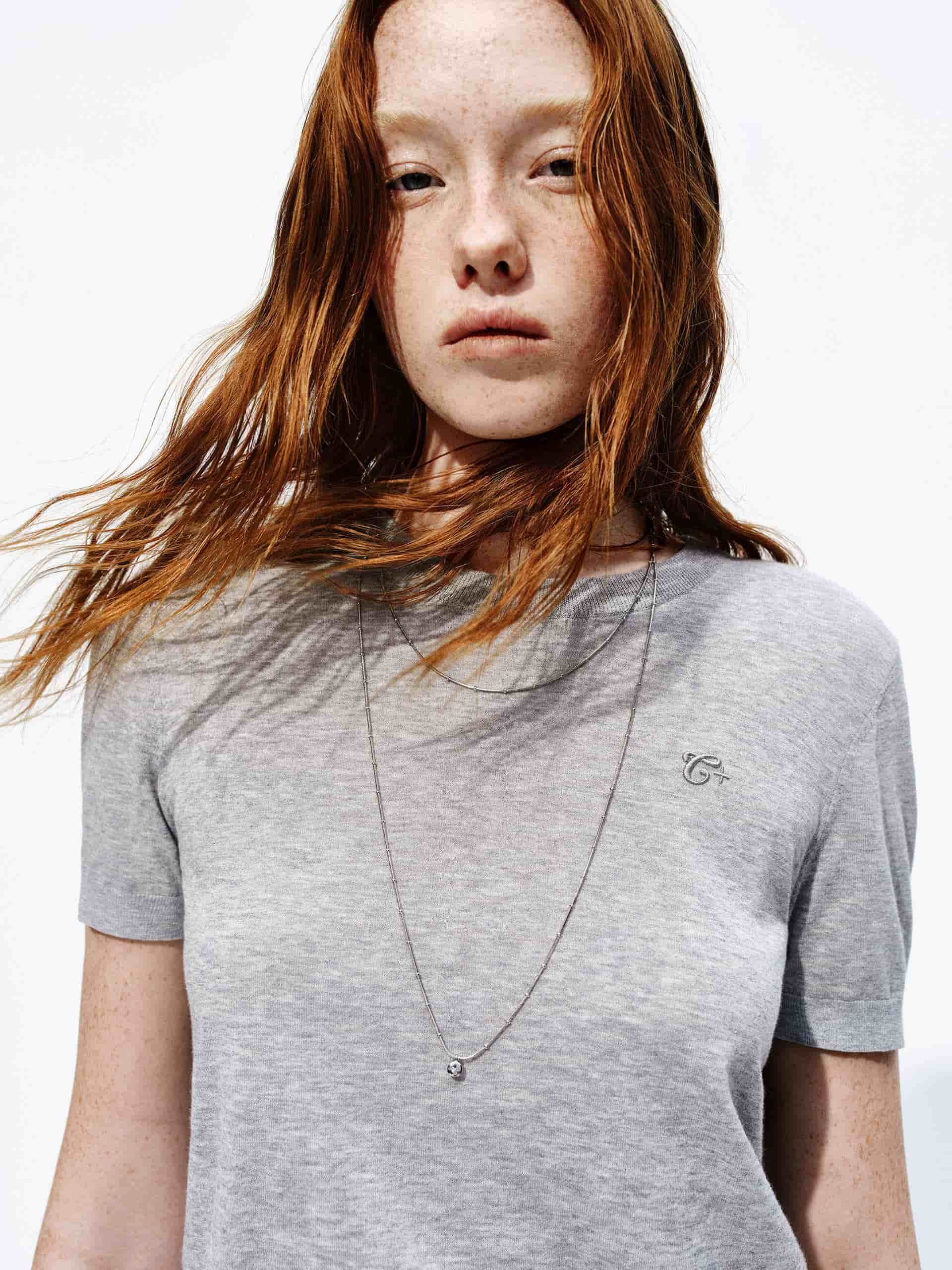 Cut-out Back Crewneck Top - Image 6