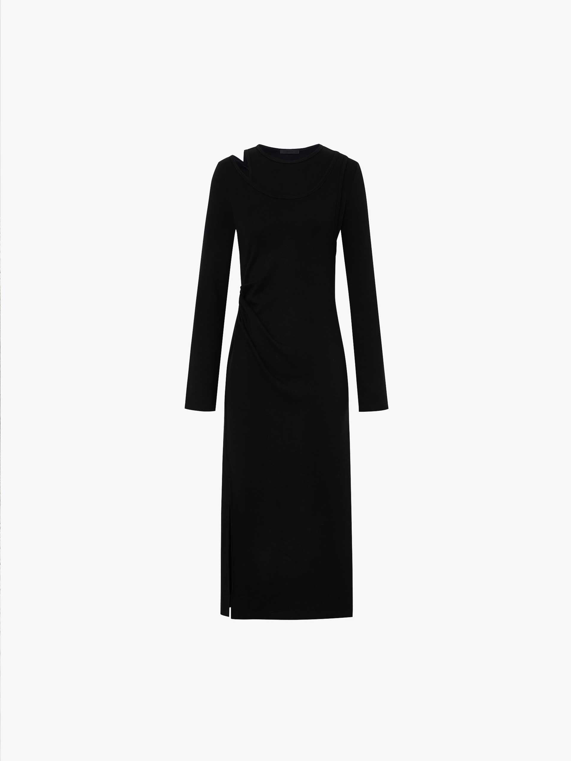 Cut Shoulder Midi Dress - Image 5