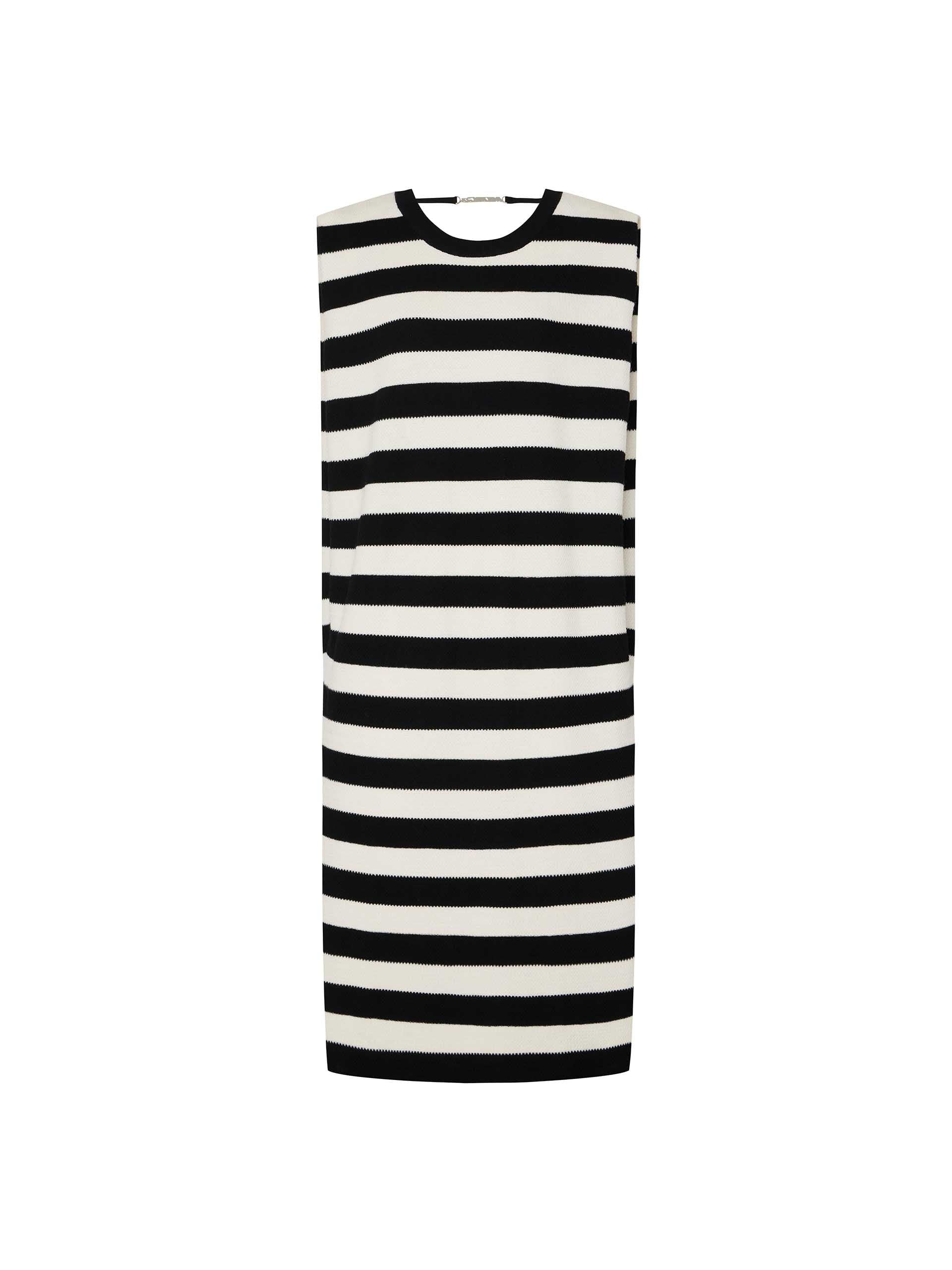 Cutout Back Stripe Dress - Image 5