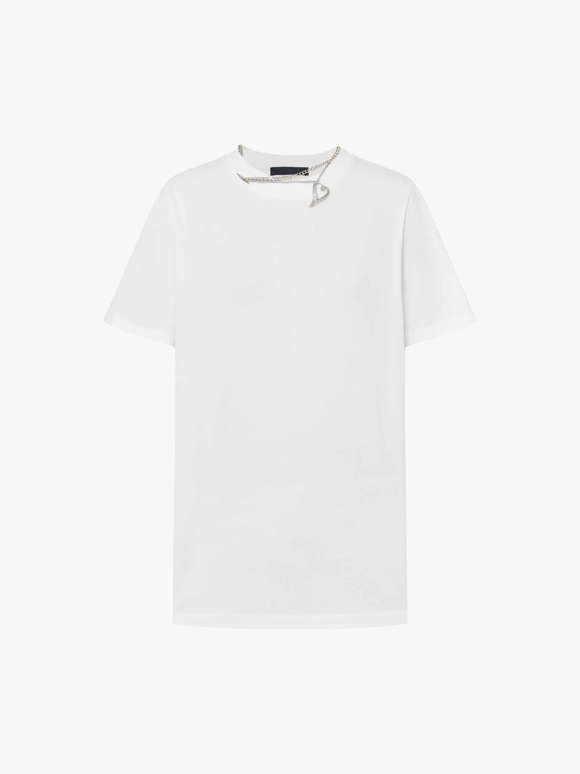 Cutout Neck Cotton T-shirts - Image 13