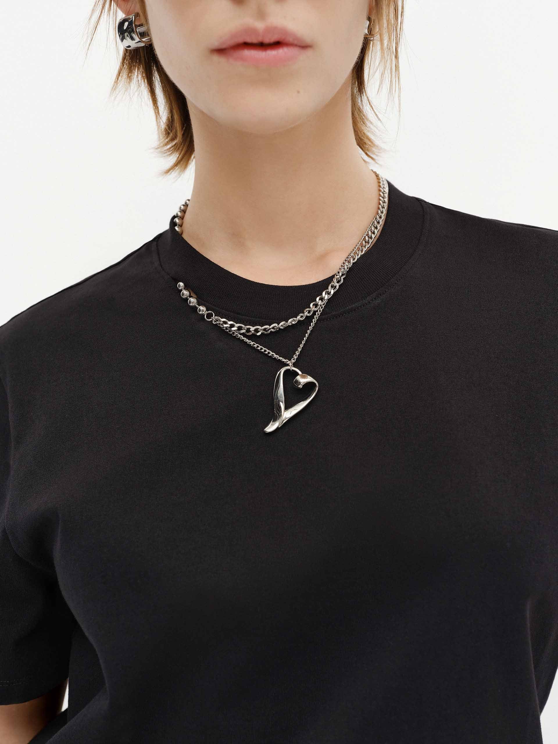 Cutout Neck Cotton T-shirts - Image 6