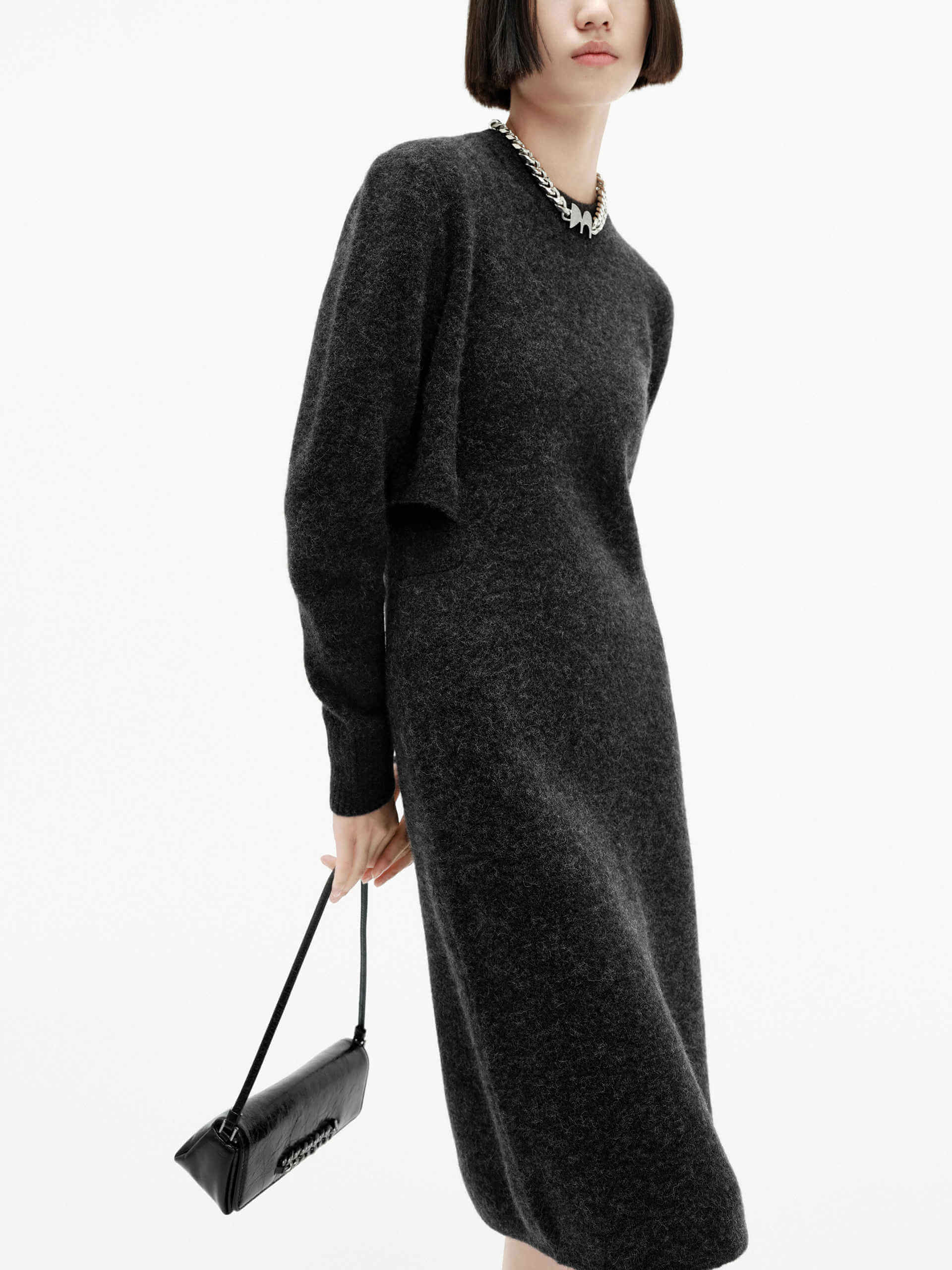 Cutout Waist Mid Dress - Image 5