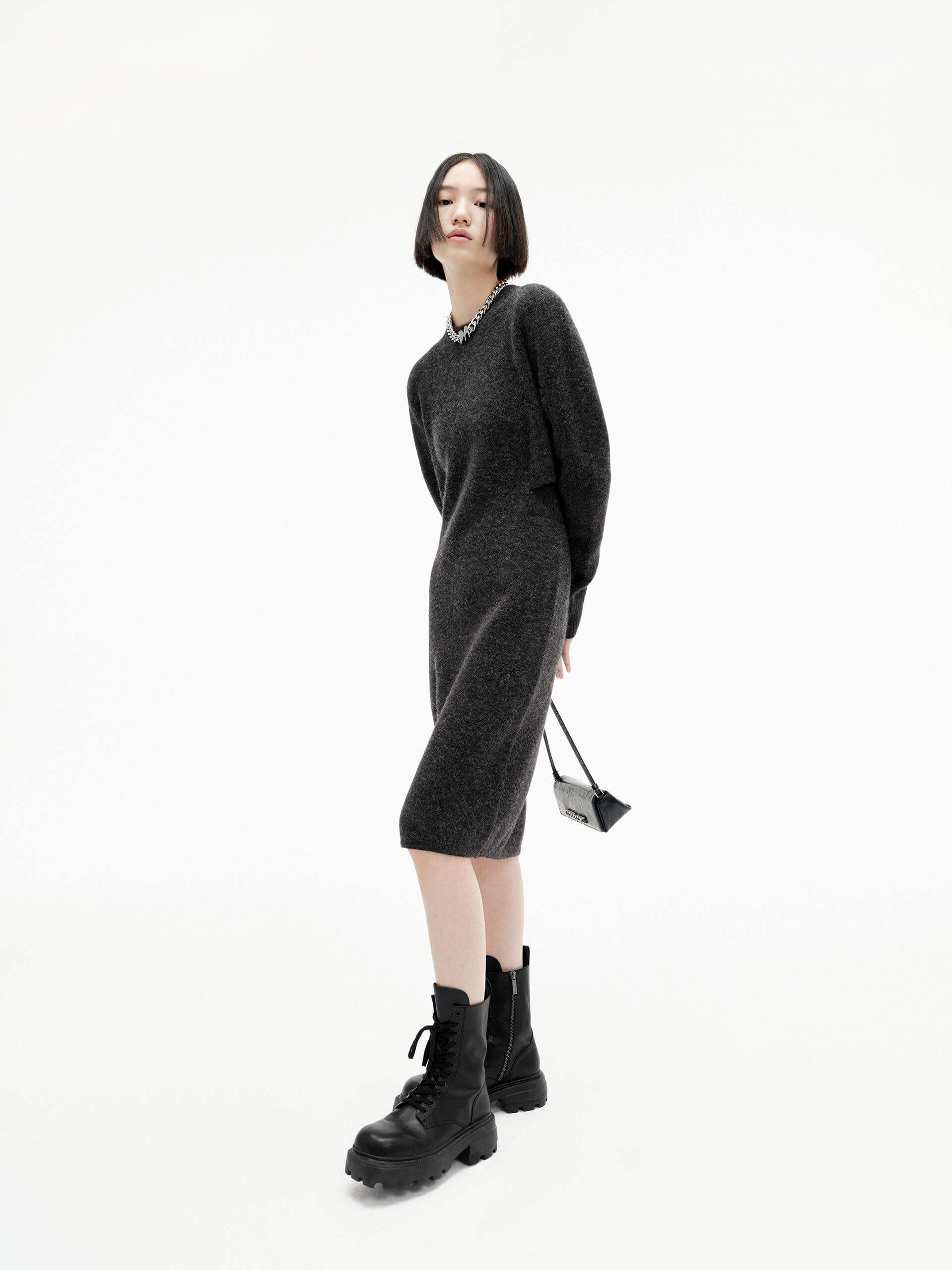 Cutout Waist Mid Dress - Image 6