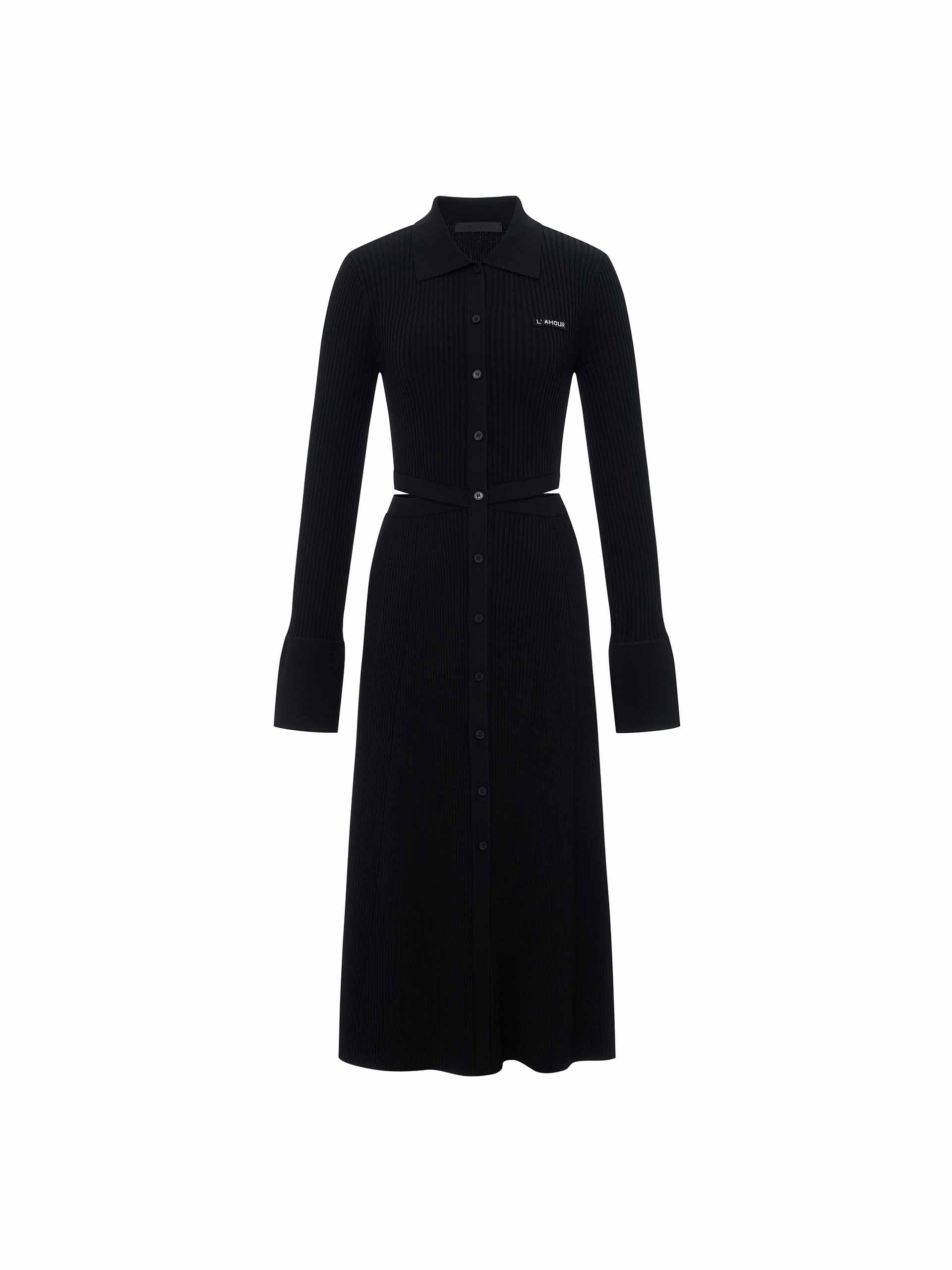 Cutout Waist Midi Dress - Image 5