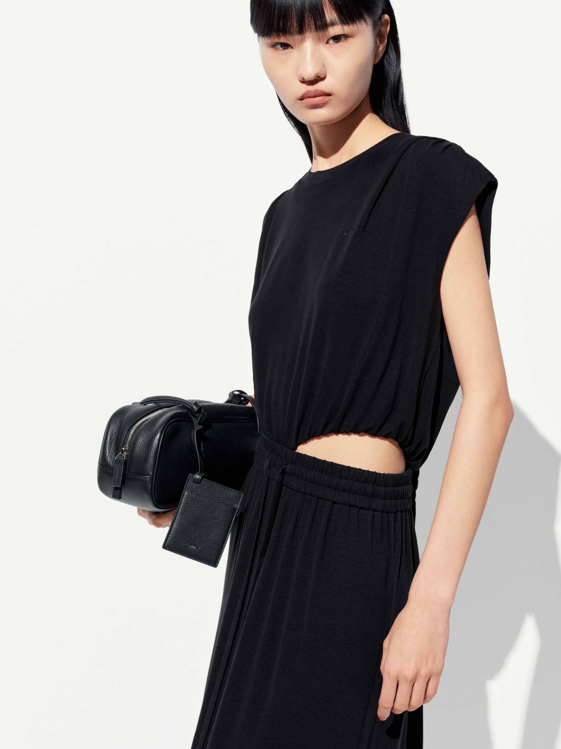Cutout Waist Sleeveless Dress - Image 14