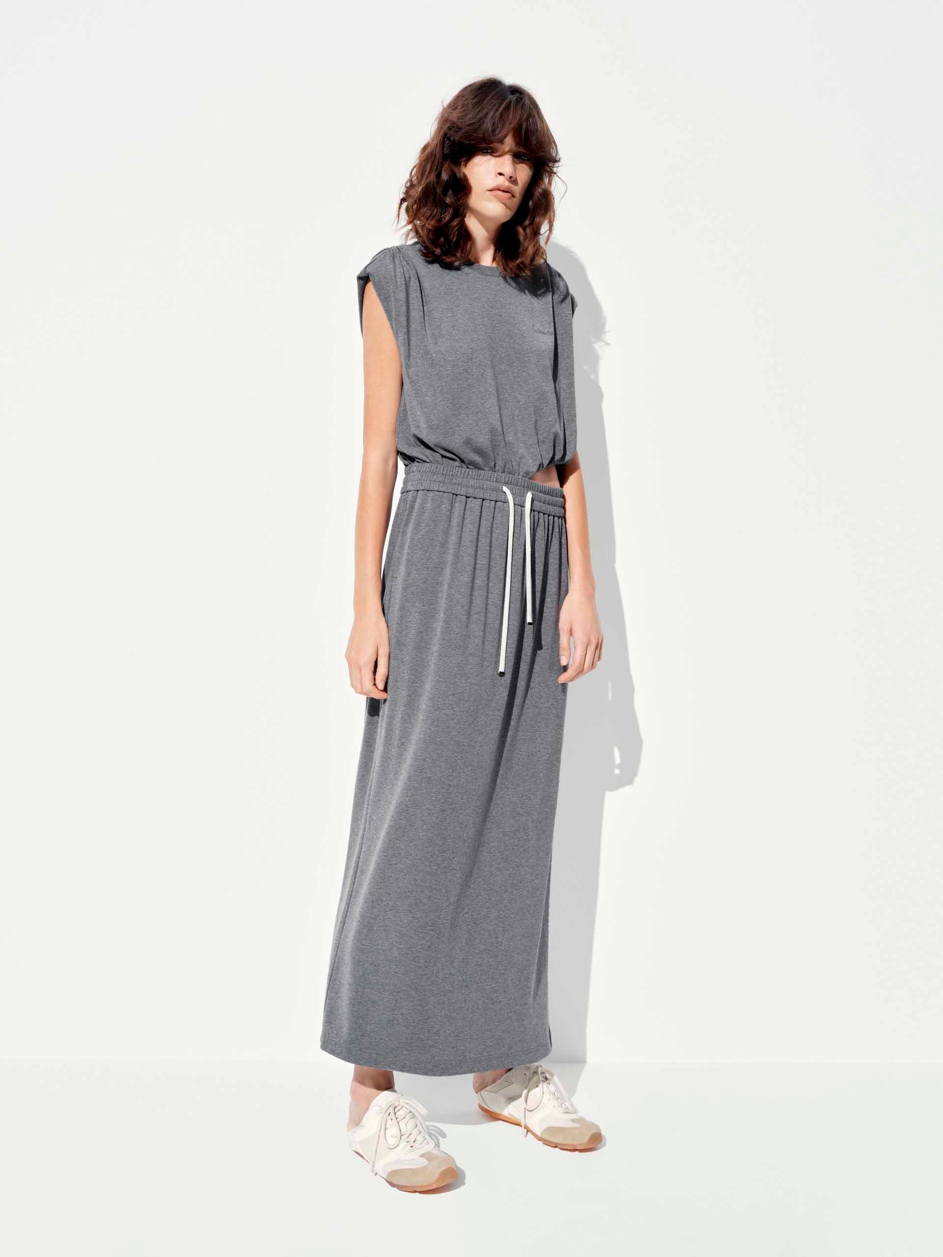 Cutout Waist Sleeveless Dress - Image 2