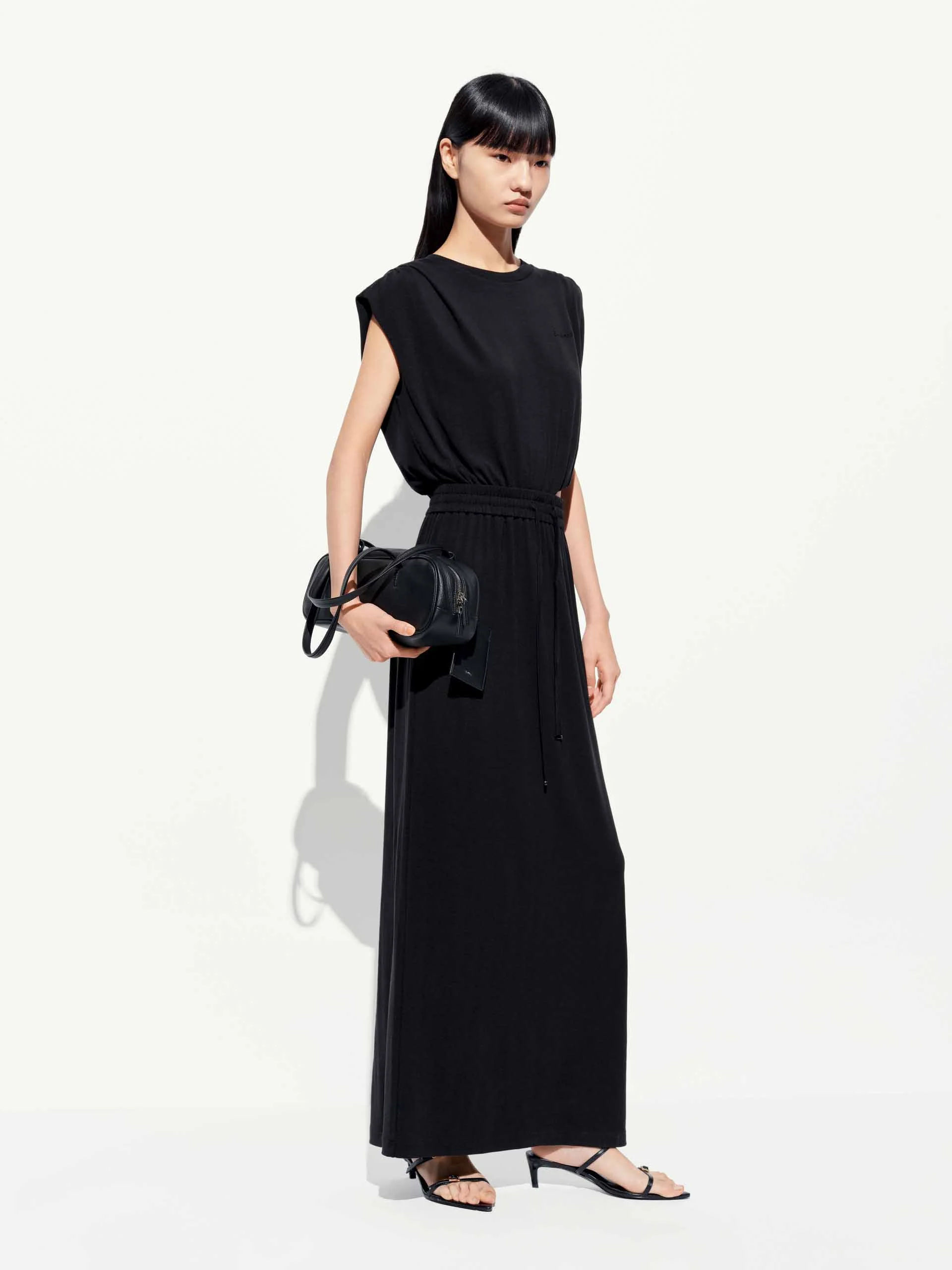 Cutout Waist Sleeveless Dress - Image 9