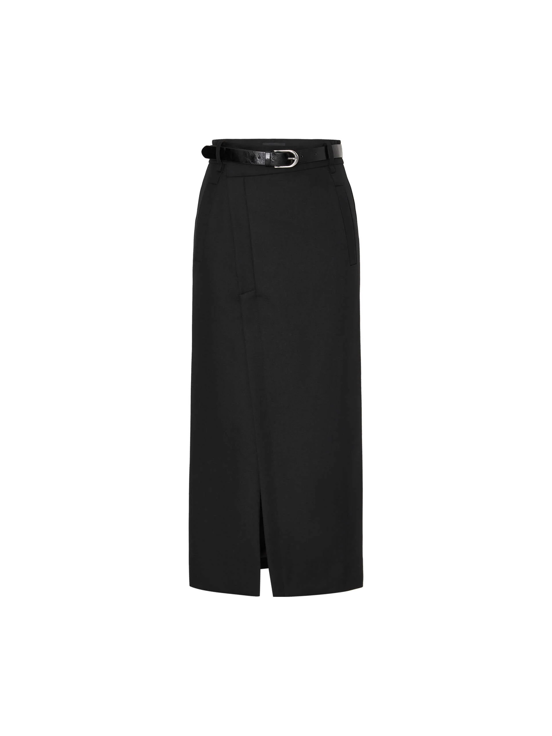 Deconstruct Slit Straight Skirt - Image 12