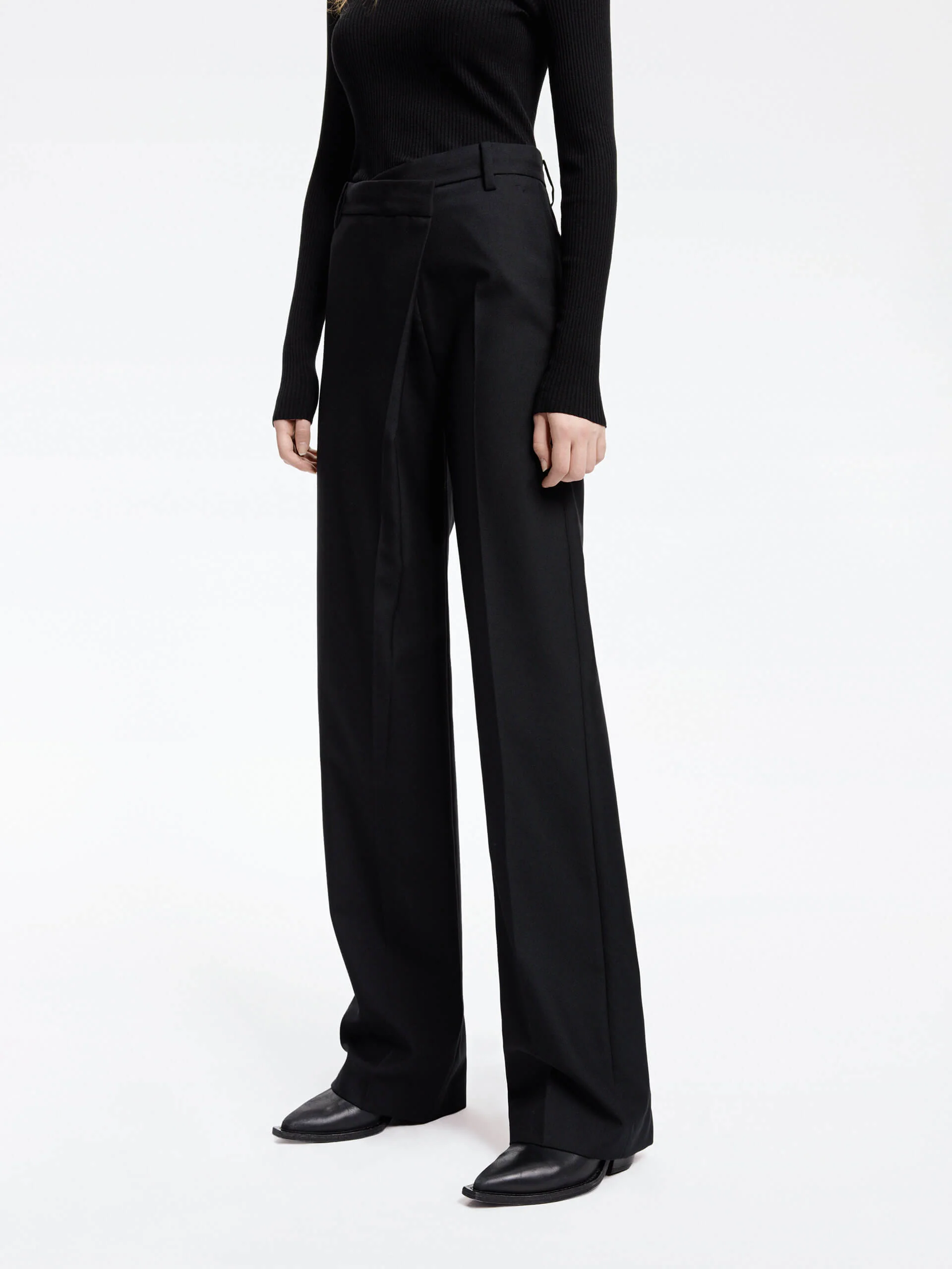 Deconstruct Wool Blend Pants - Image 11