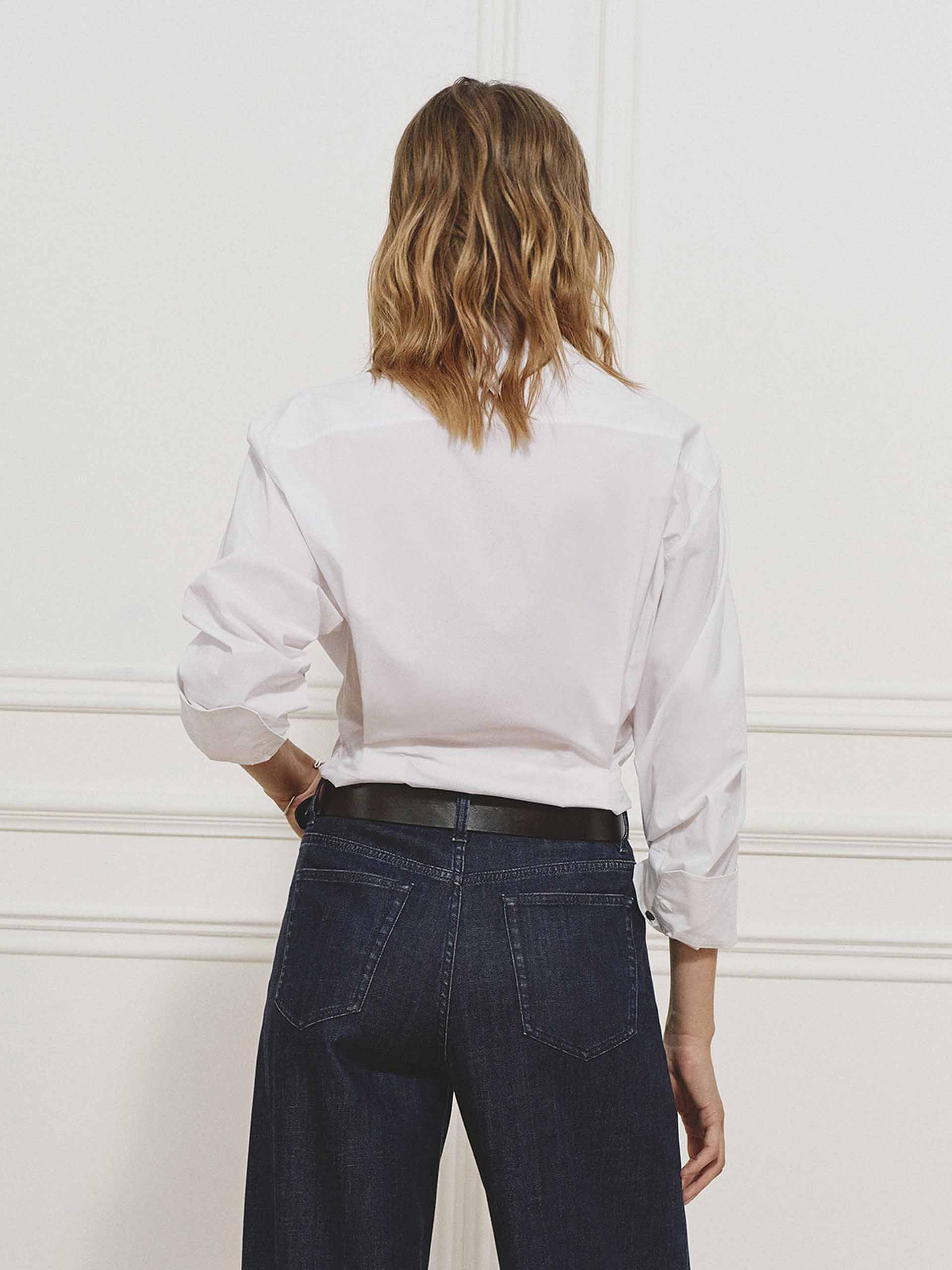 Deconstructed V-Neck Blouse - Image 3