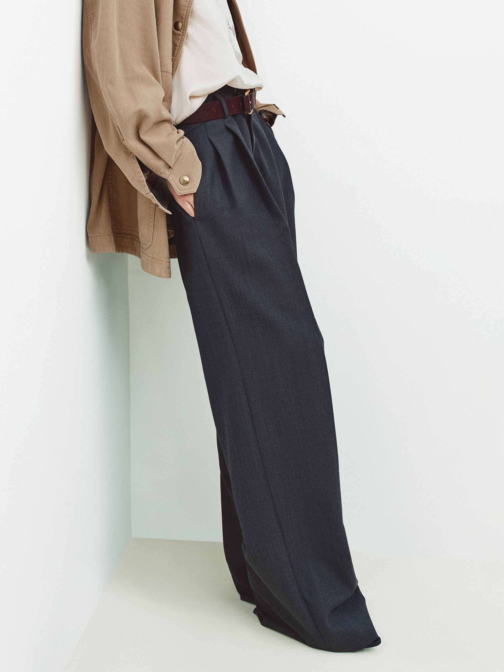Deconstructed Waistband Pants - Image 3