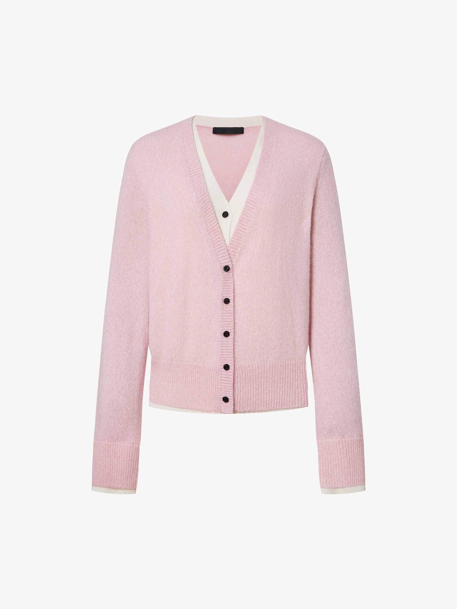 Deep V-neck Button Cardigan - Image 13