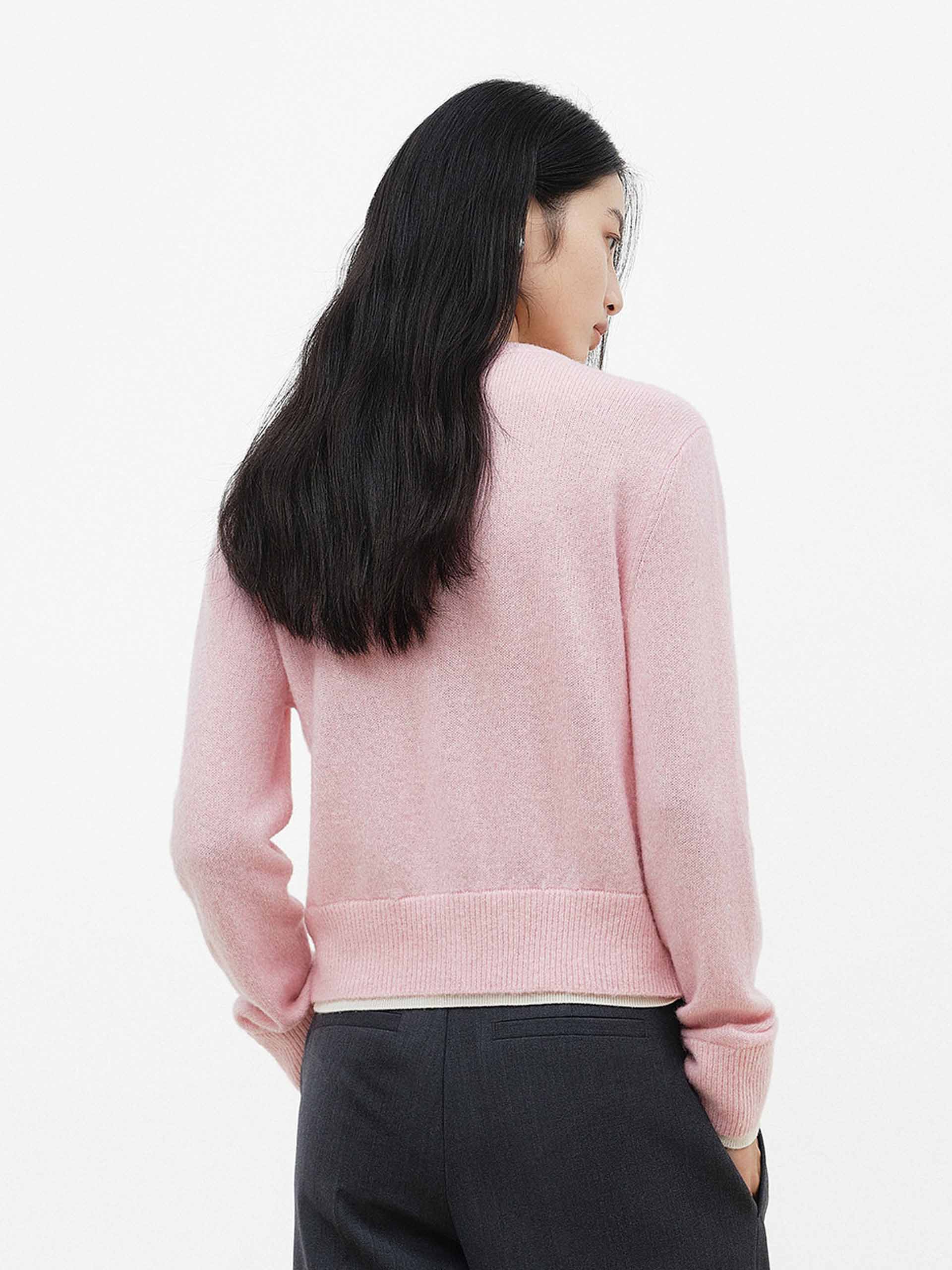 Deep V-neck Button Cardigan - Image 14