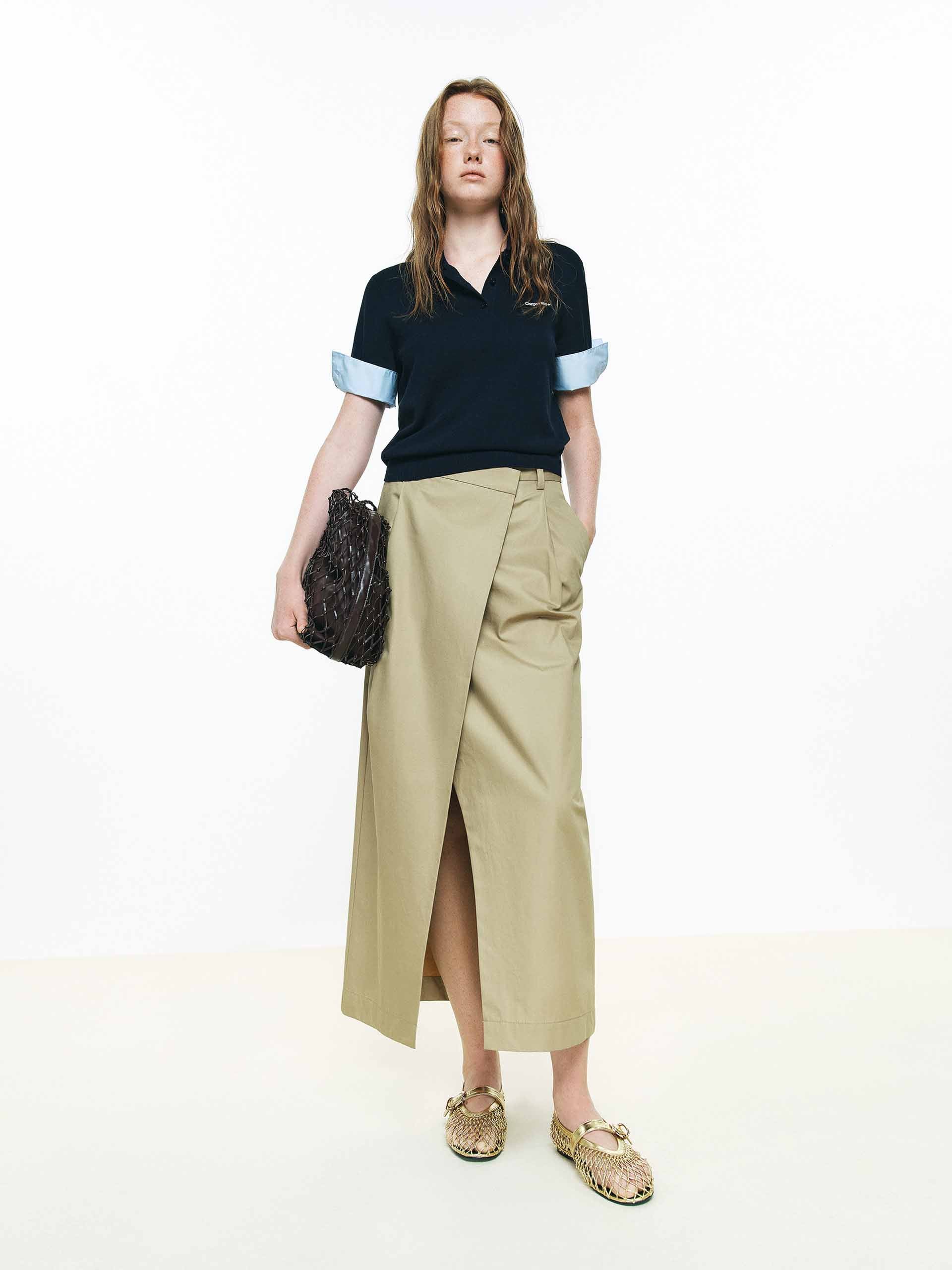 Detachable Cuffs Knit Top - Image 2