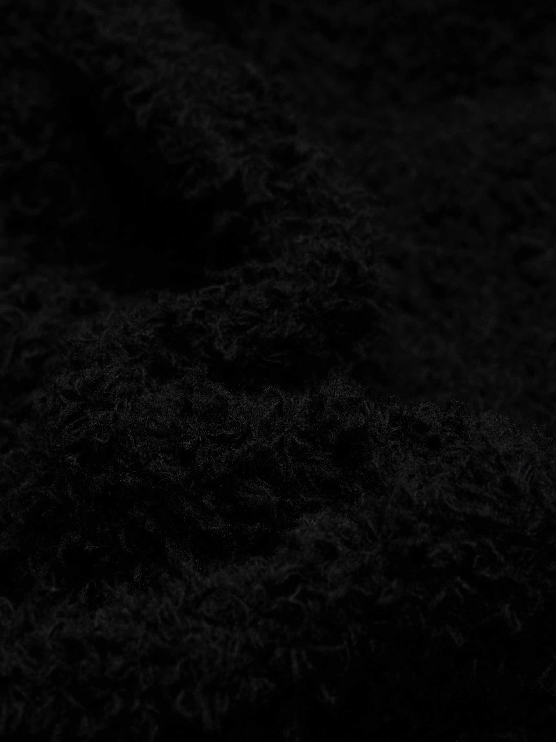 Diagonal Zip Fluffy Cardigan - Image 4