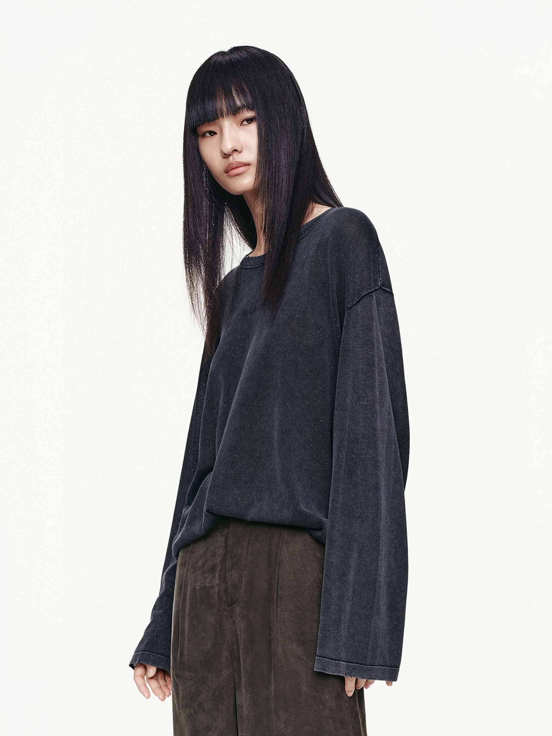 Distressed Collar Knit Sweater - Image 11