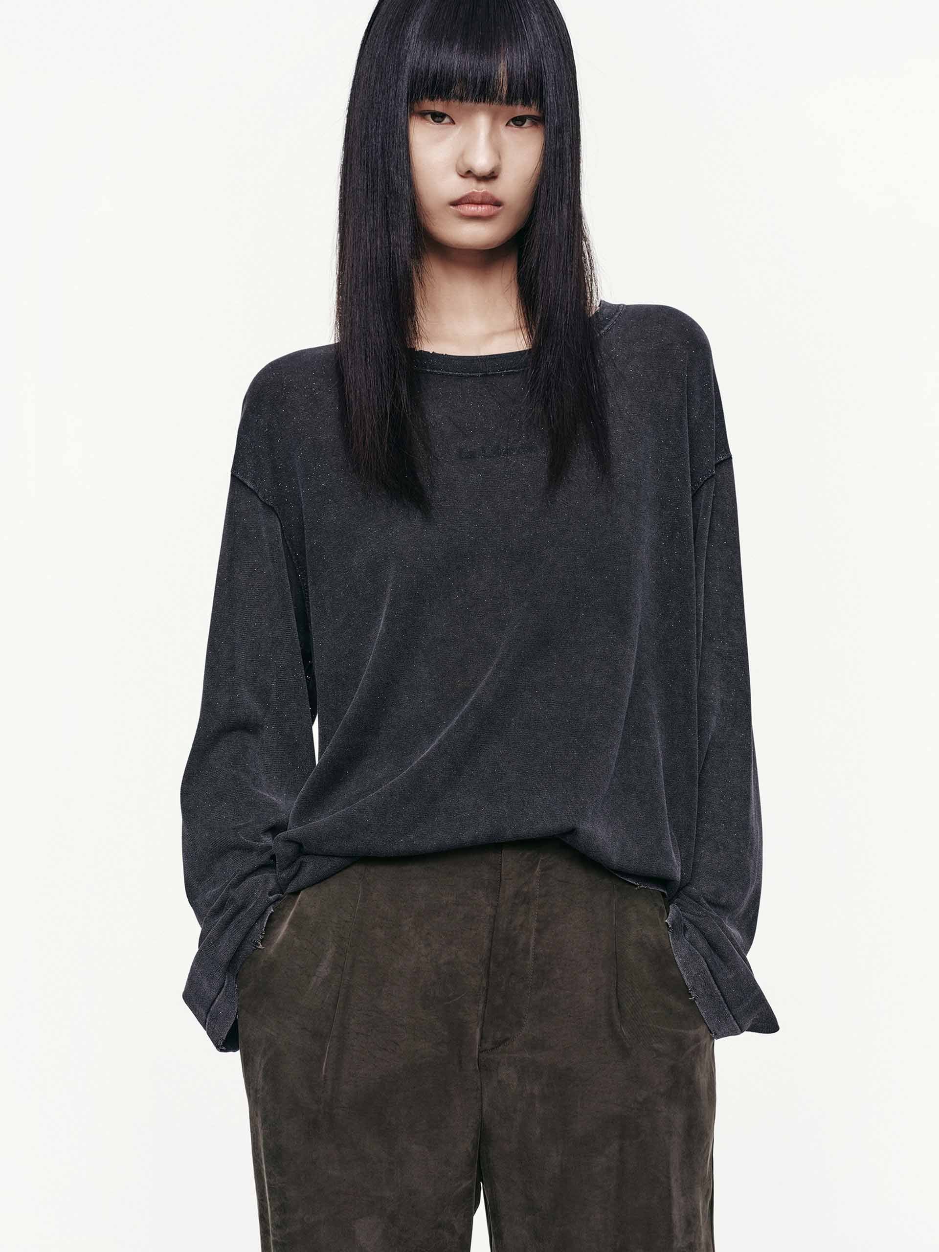 Distressed Collar Knit Sweater - Image 9