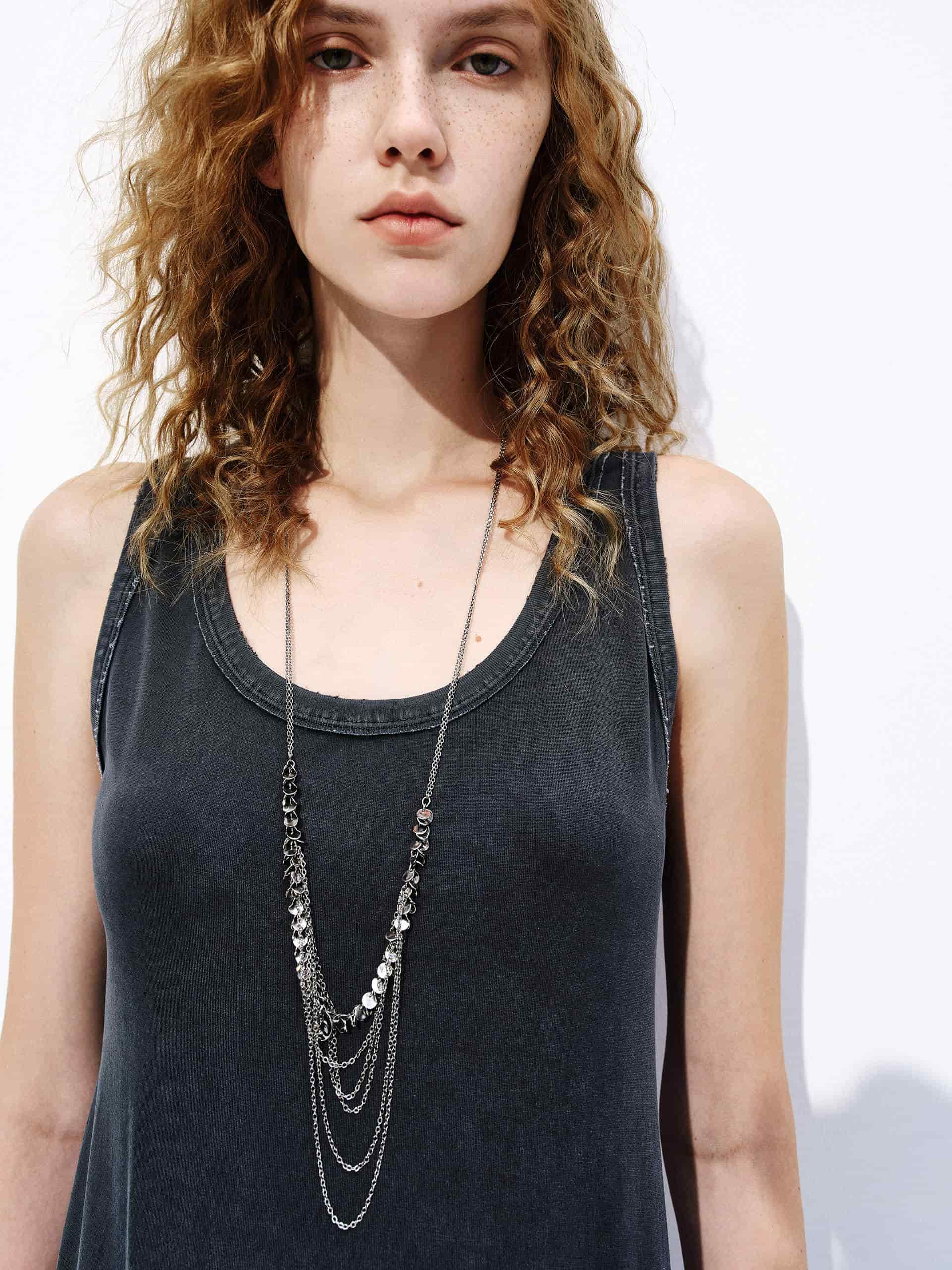 Distressed Cotton Tank Dress - Image 6