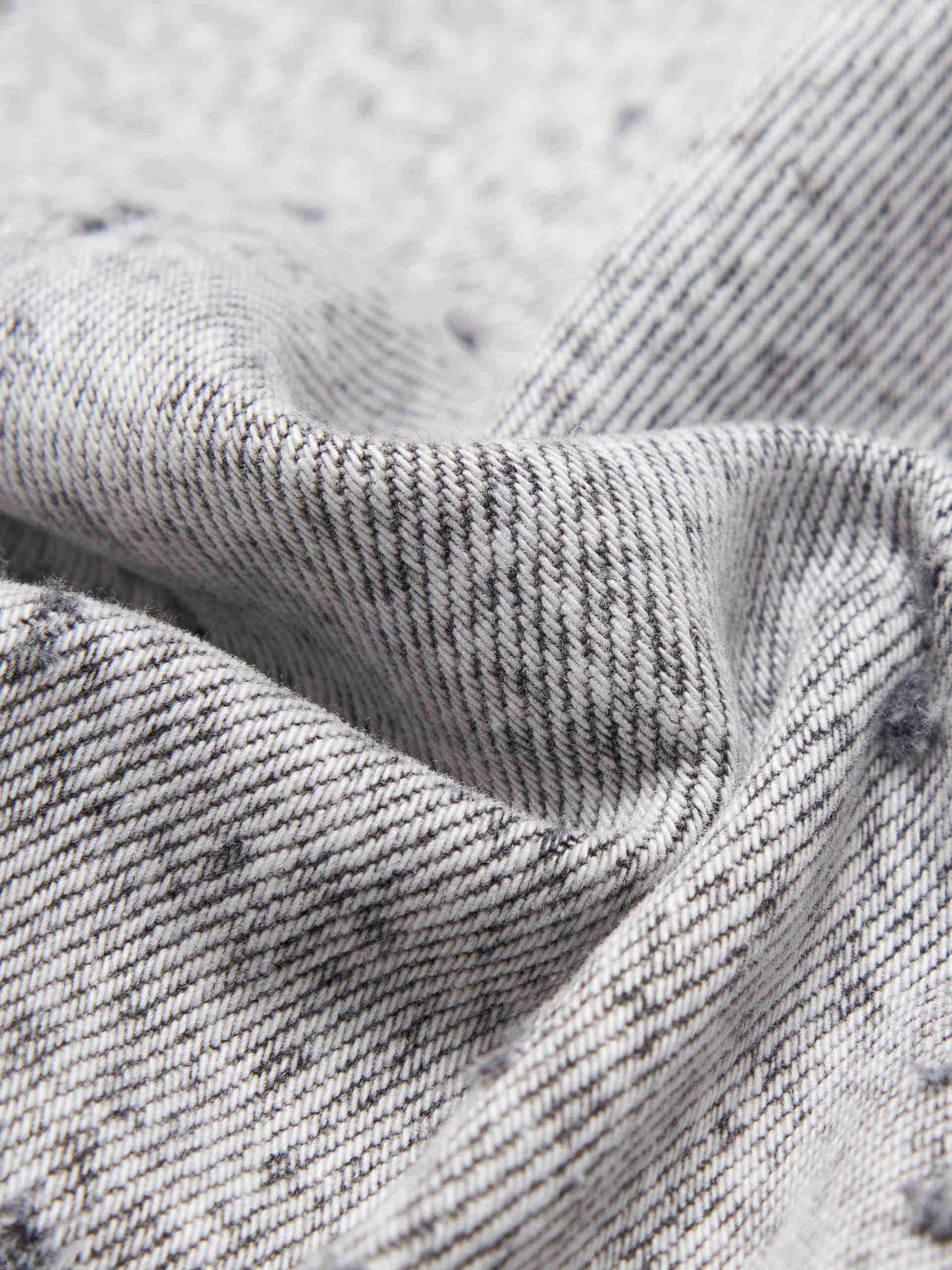 Distressed Denim Jacket - Image 4