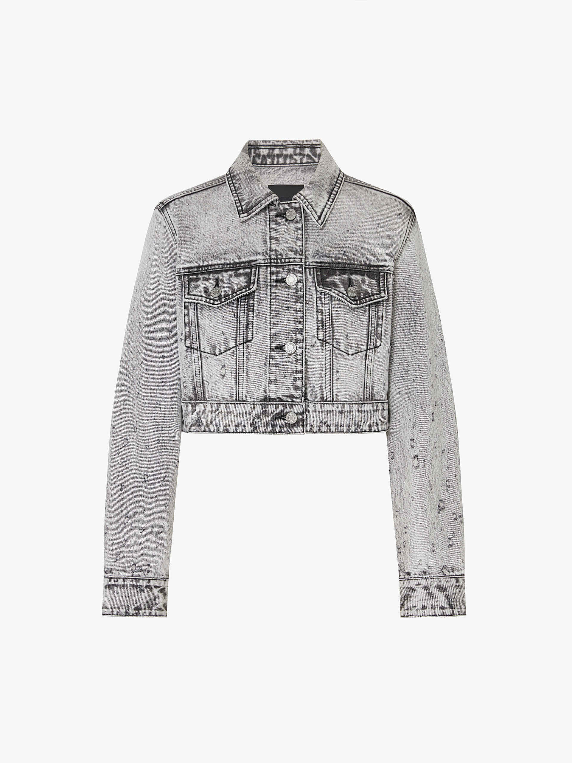 Distressed Denim Jacket - Image 5