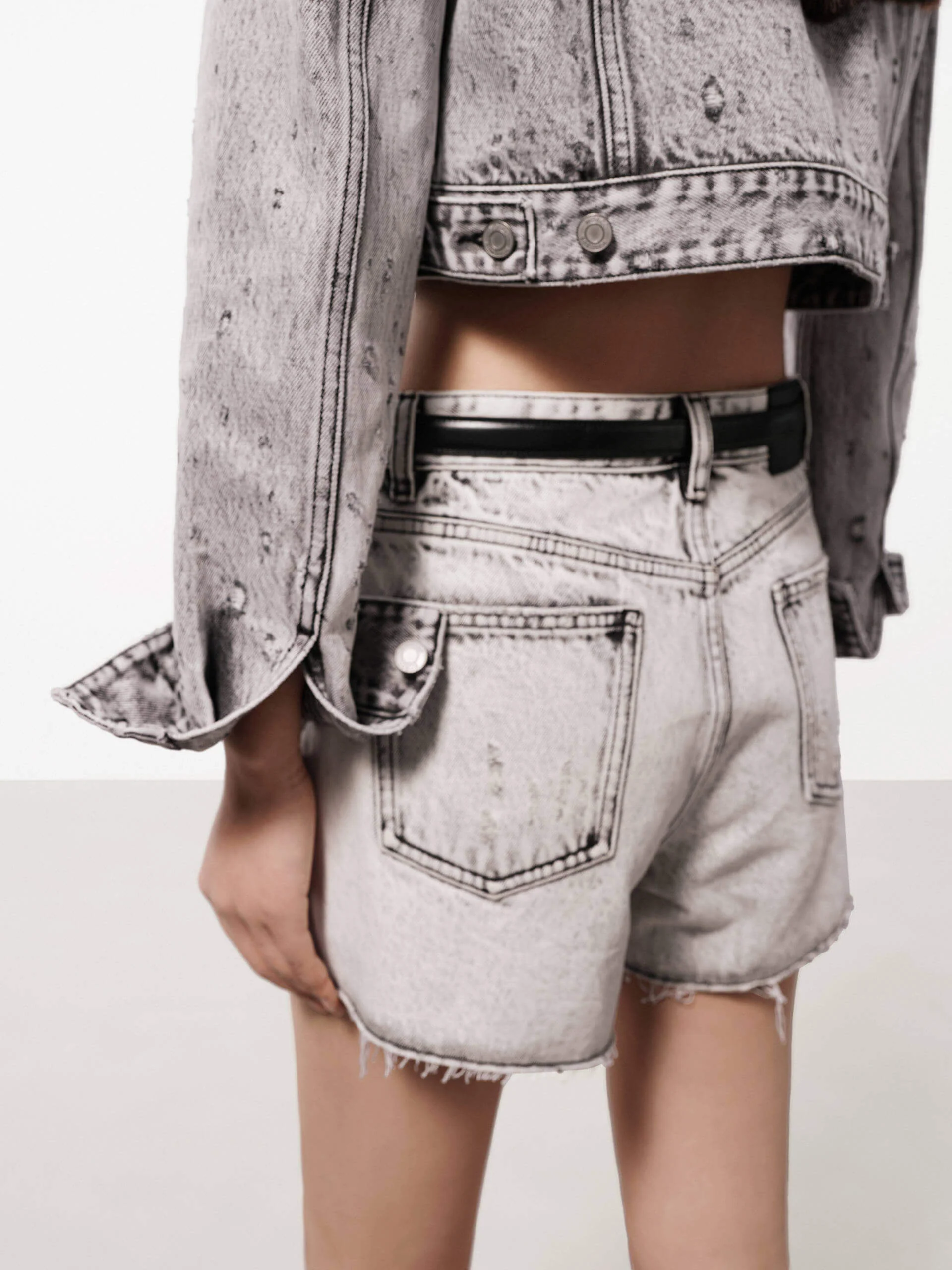 Distressed Denim Jacket - Image 6