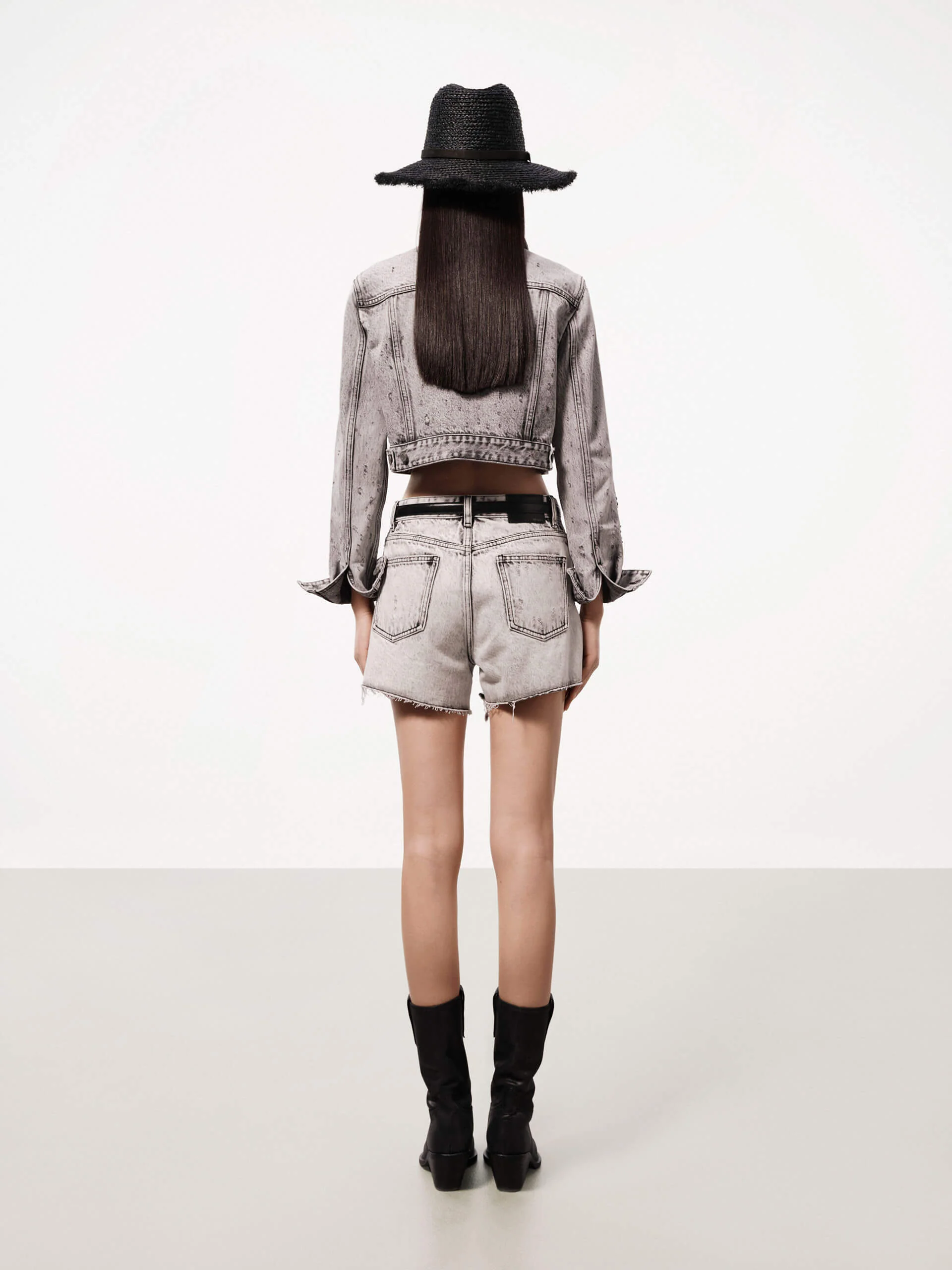 Distressed Denim Jacket - Image 8
