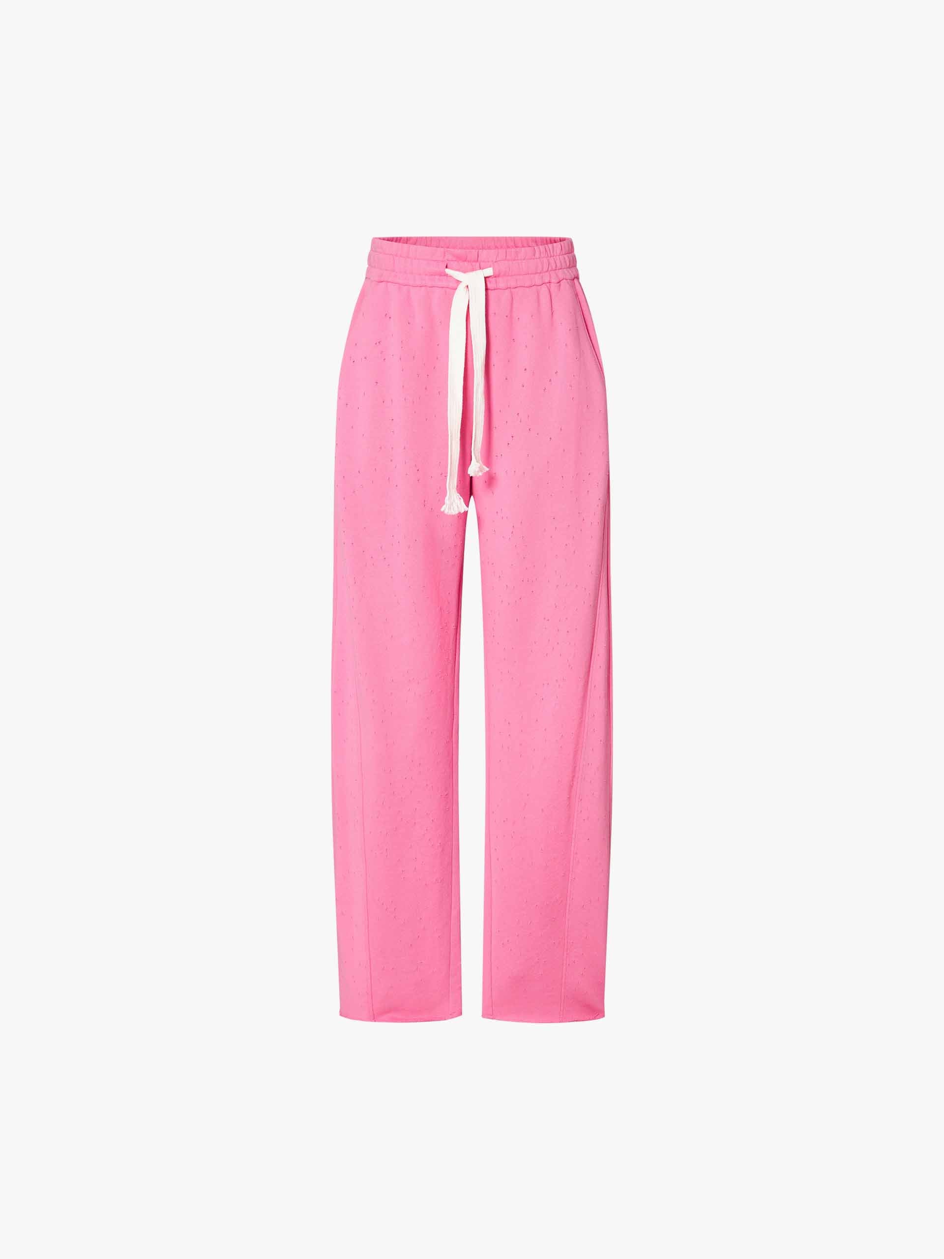 Distressed Detail Cotton Pants - Image 5