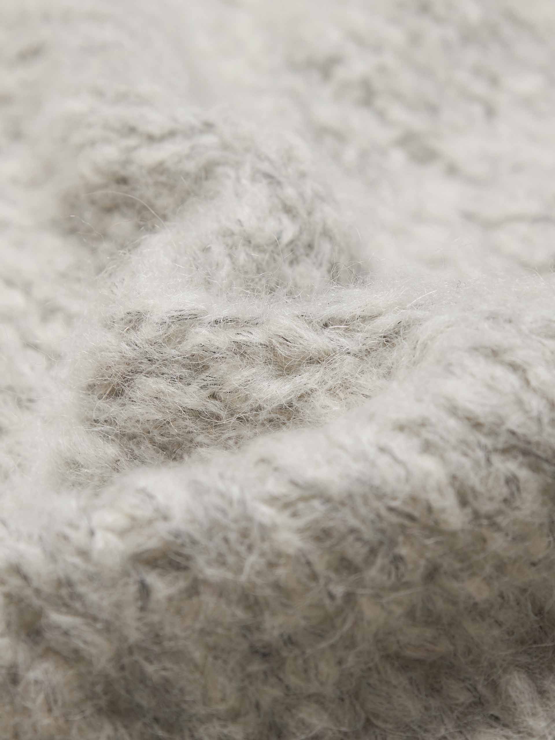 Distressed Detail Fluffy Cardigan - Image 4