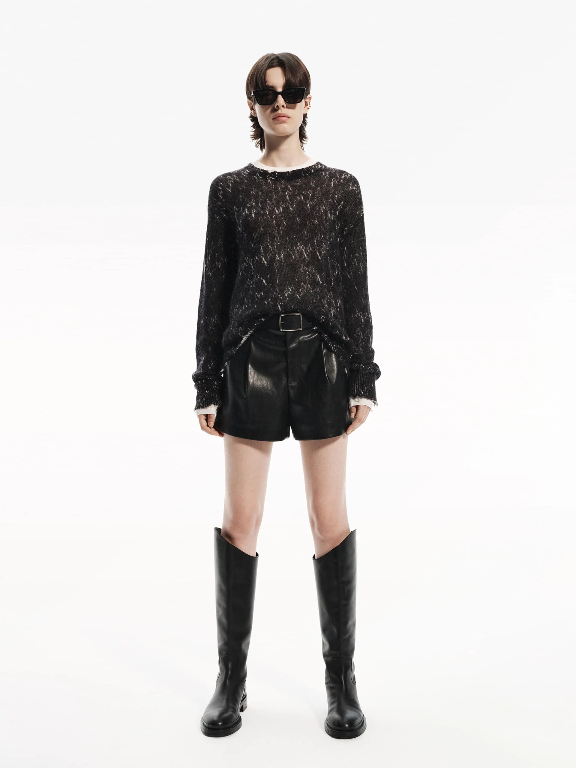 Distressed Detail Knit Sweater - Image 6